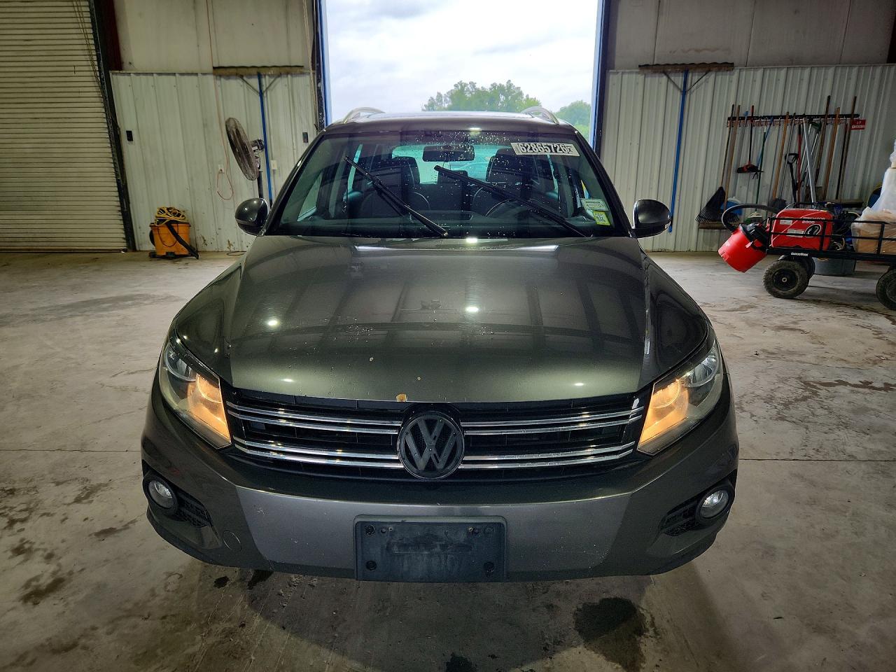 2012 Volkswagen Tiguan S Gray vin: WVGBV7AX7CW081879