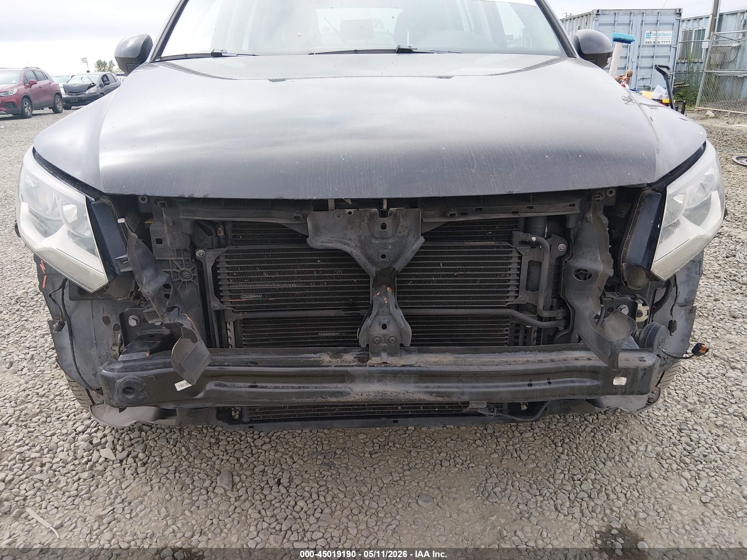 2012 Volkswagen Tiguan Se Black vin: WVGBV7AX7CW542188