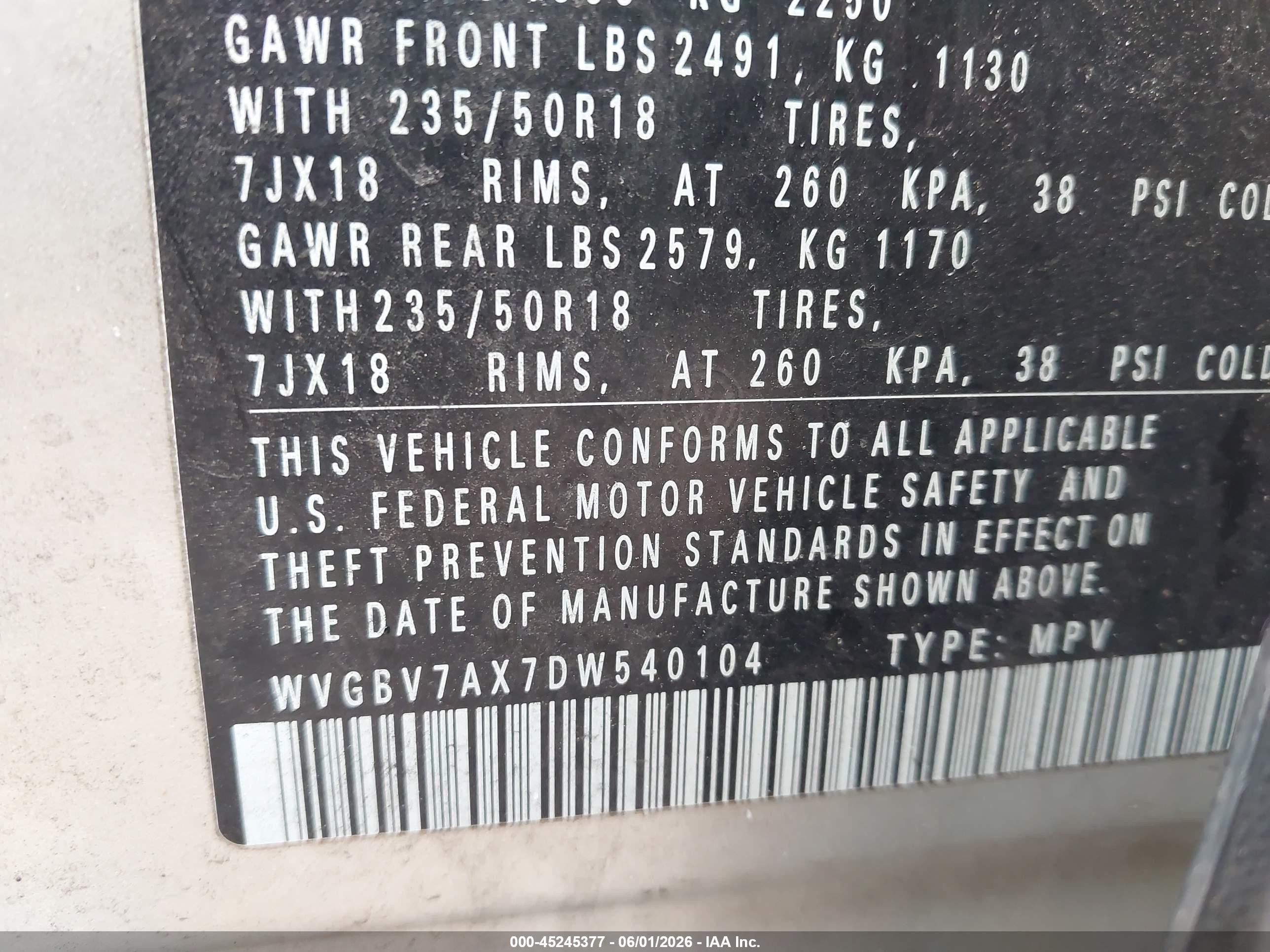 2013 Volkswagen Tiguan Se Silver vin: WVGBV7AX7DW540104
