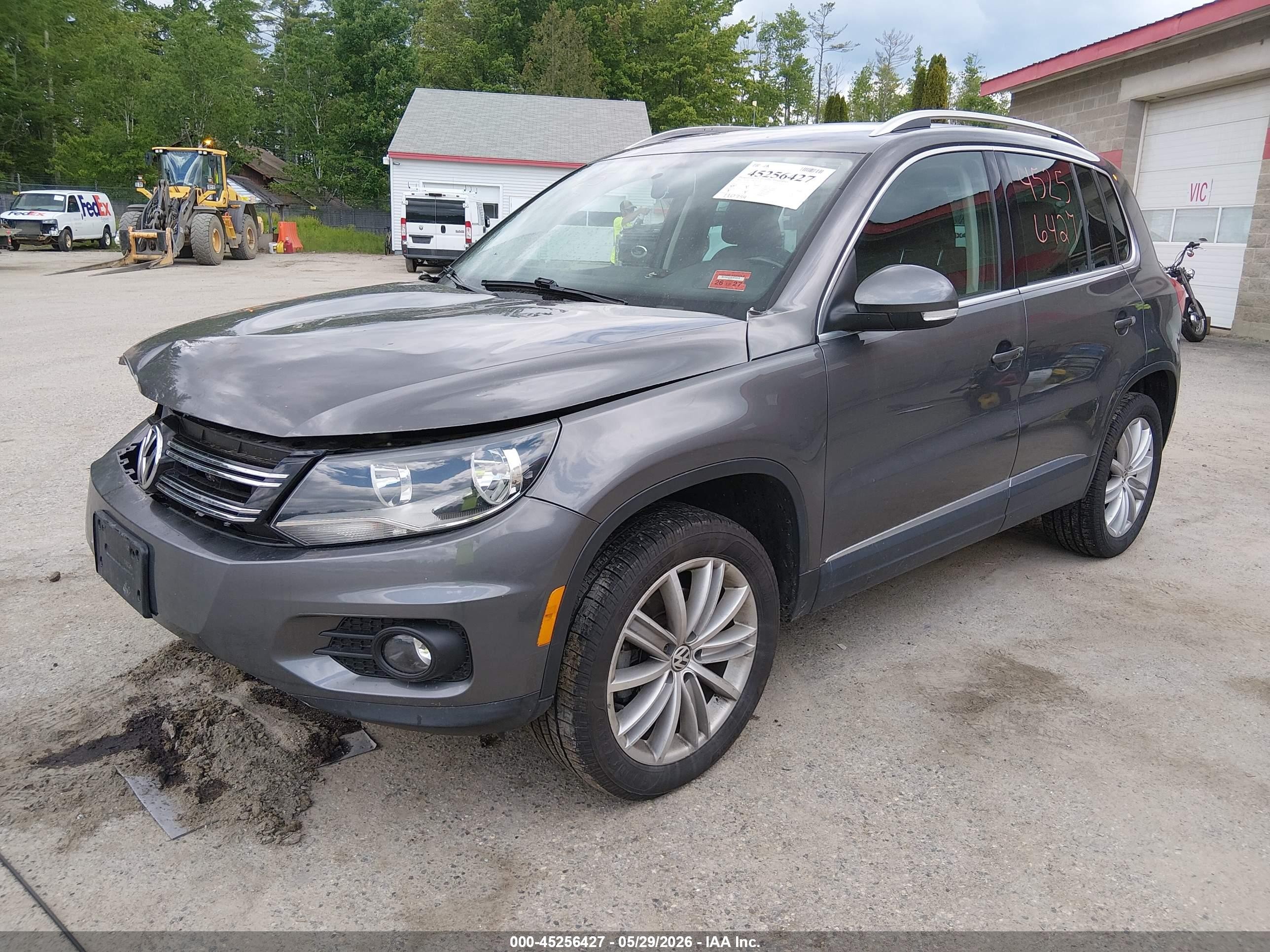 2015 Volkswagen Tiguan Se Серый vin: WVGBV7AX7FW560145