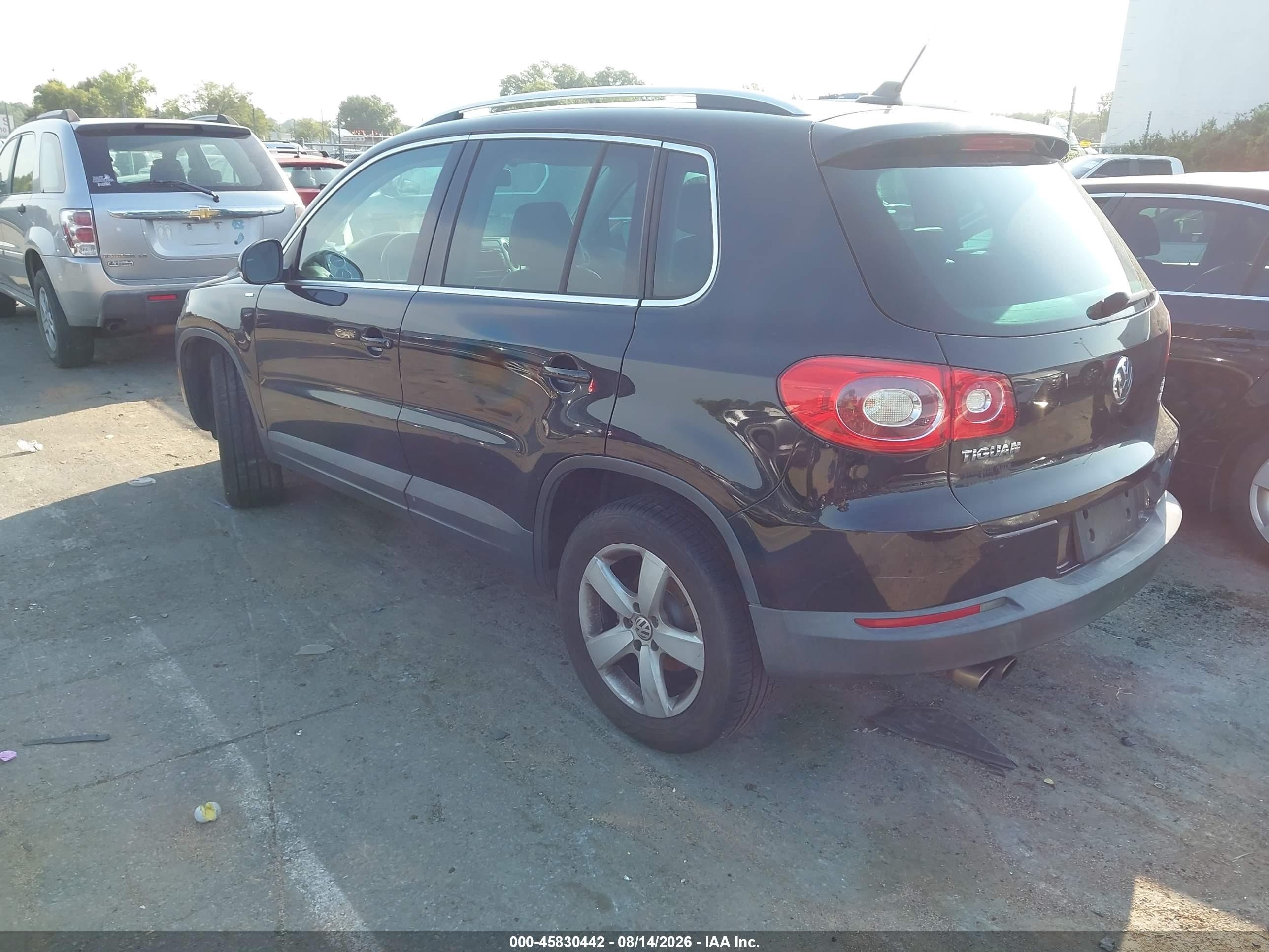 2010 Volkswagen Tiguan Wolfsburg Edition Blue vin: WVGBV7AX8AW524988