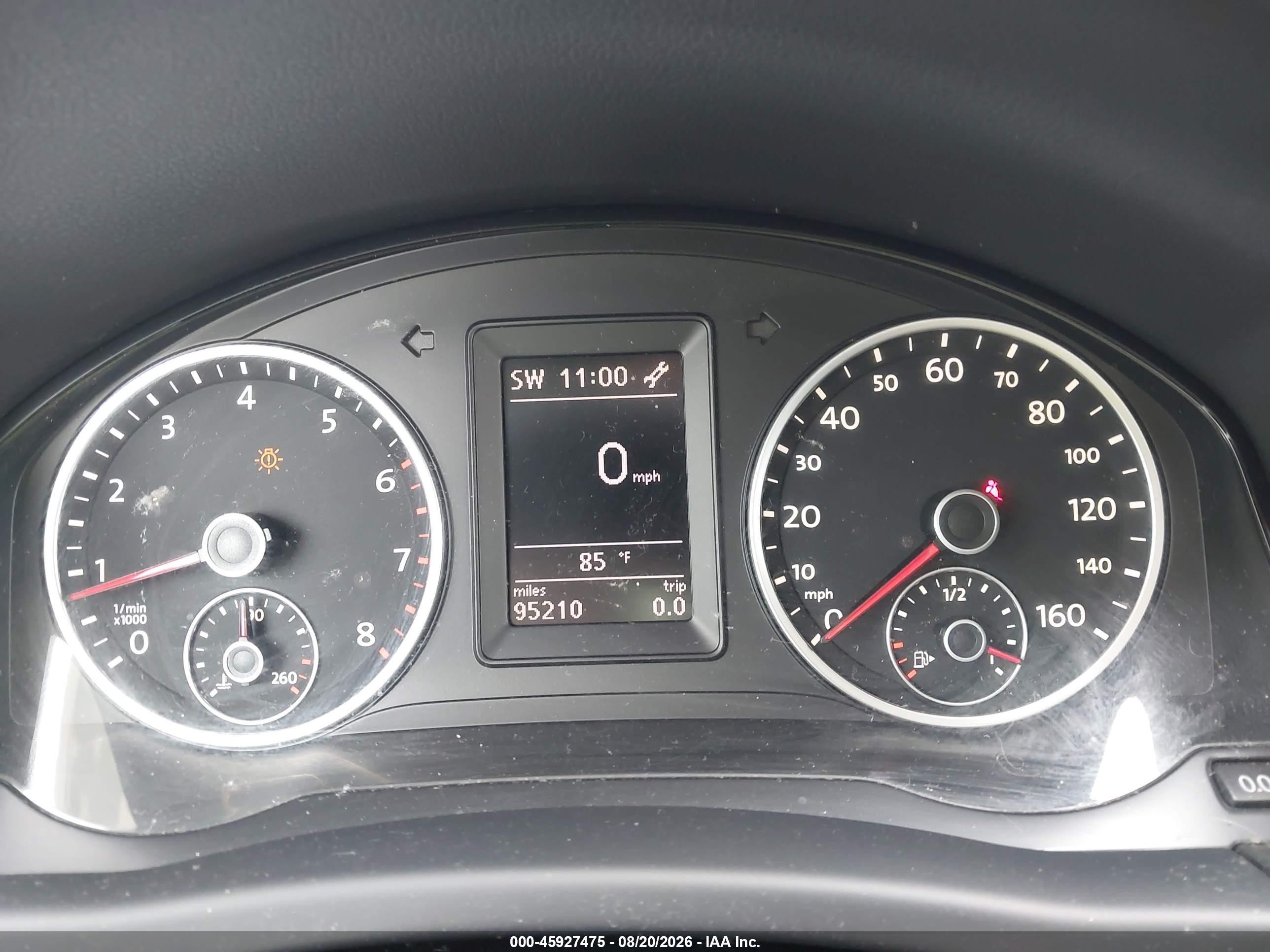 2011 Volkswagen Tiguan Sel Red vin: WVGBV7AX8BW001908