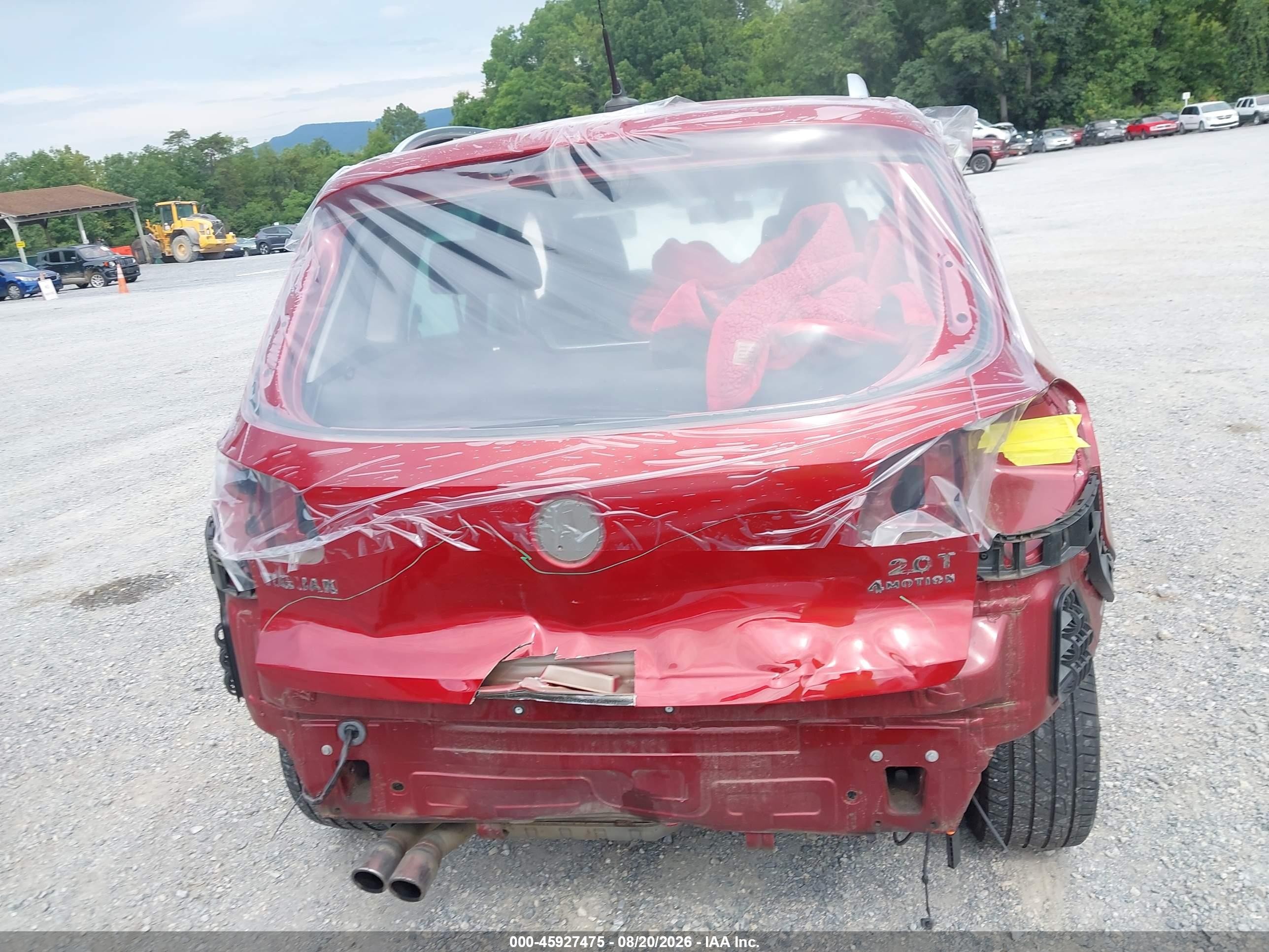 2011 Volkswagen Tiguan Sel Red vin: WVGBV7AX8BW001908