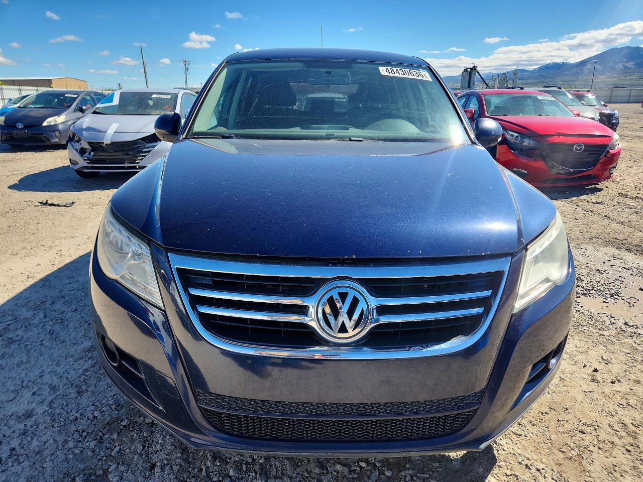 2011 Volkswagen Tiguan S Blue vin: WVGBV7AX8BW525186