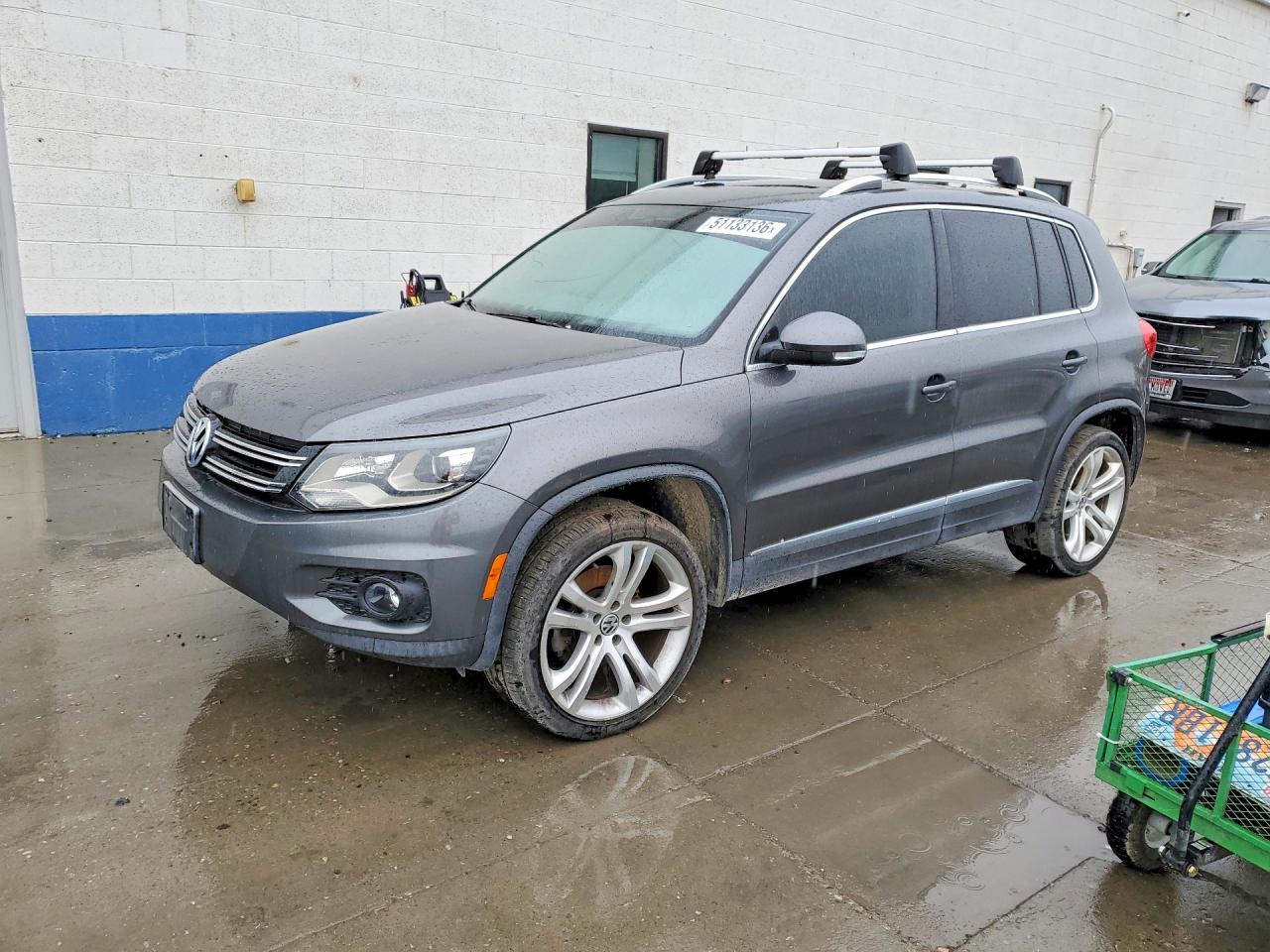 2012 Volkswagen Tiguan S Gray vin: WVGBV7AX8CW088341