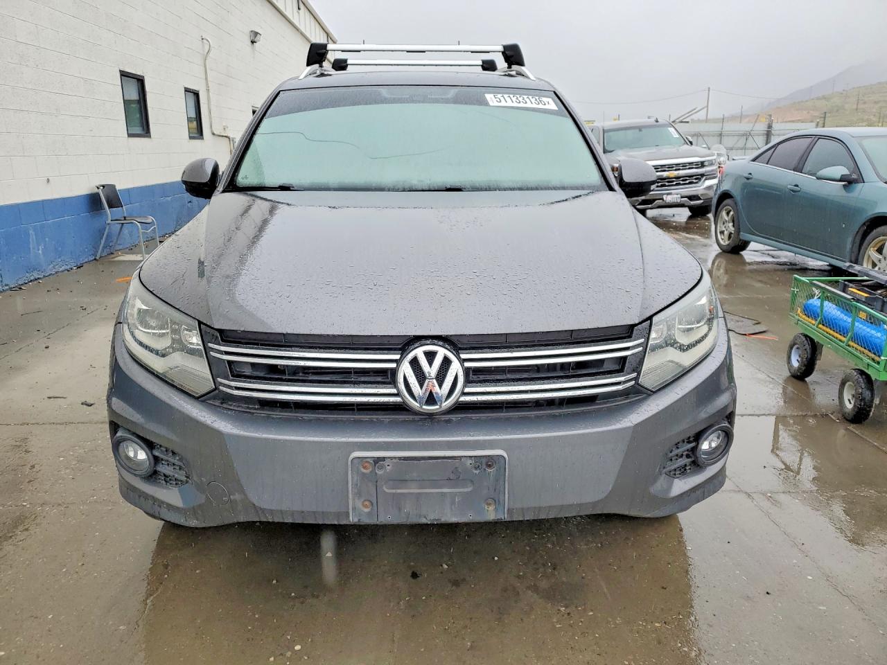 2012 Volkswagen Tiguan S Gray vin: WVGBV7AX8CW088341