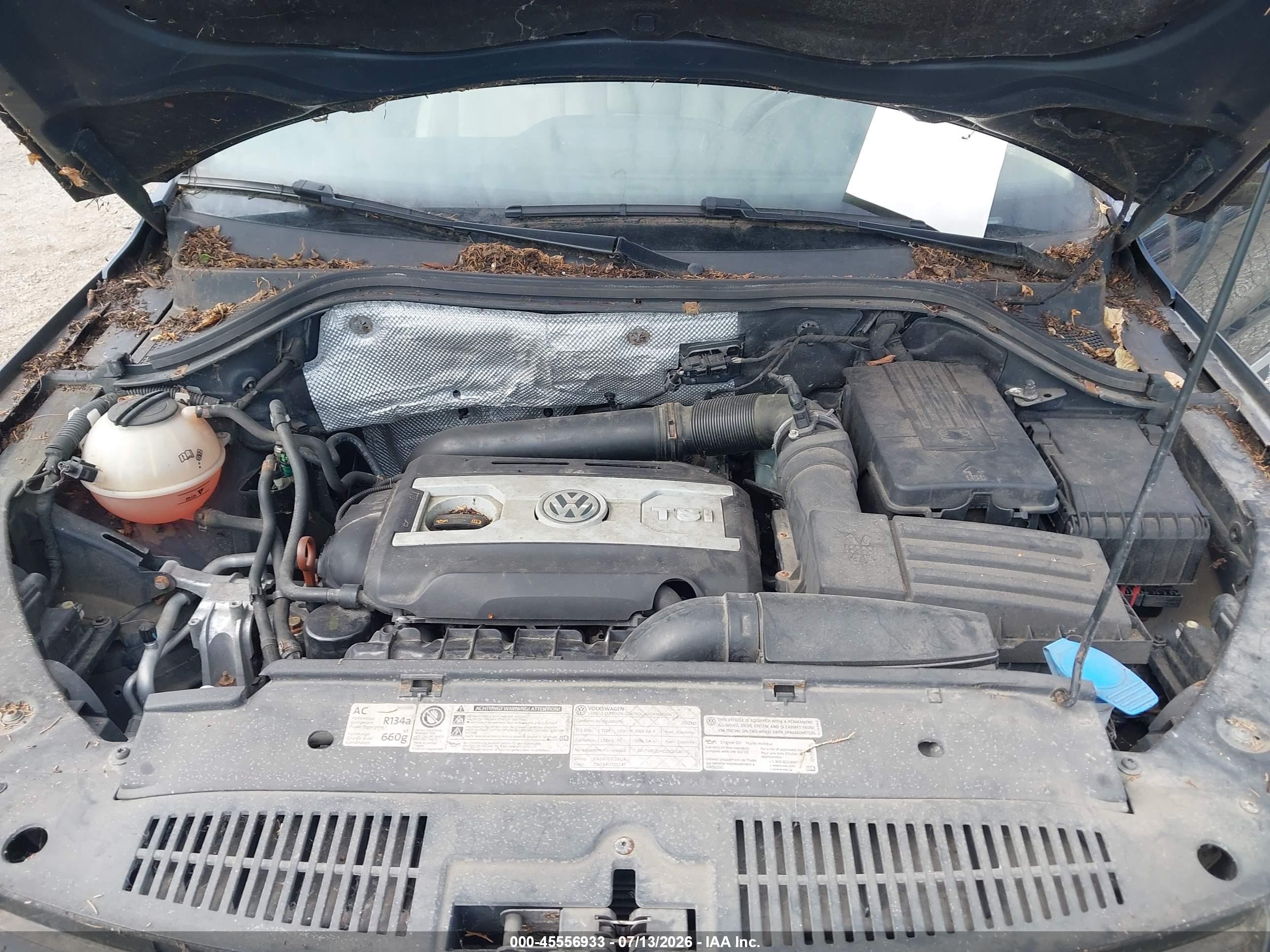 2012 Volkswagen Tiguan Se vin: WVGBV7AX8CW508048