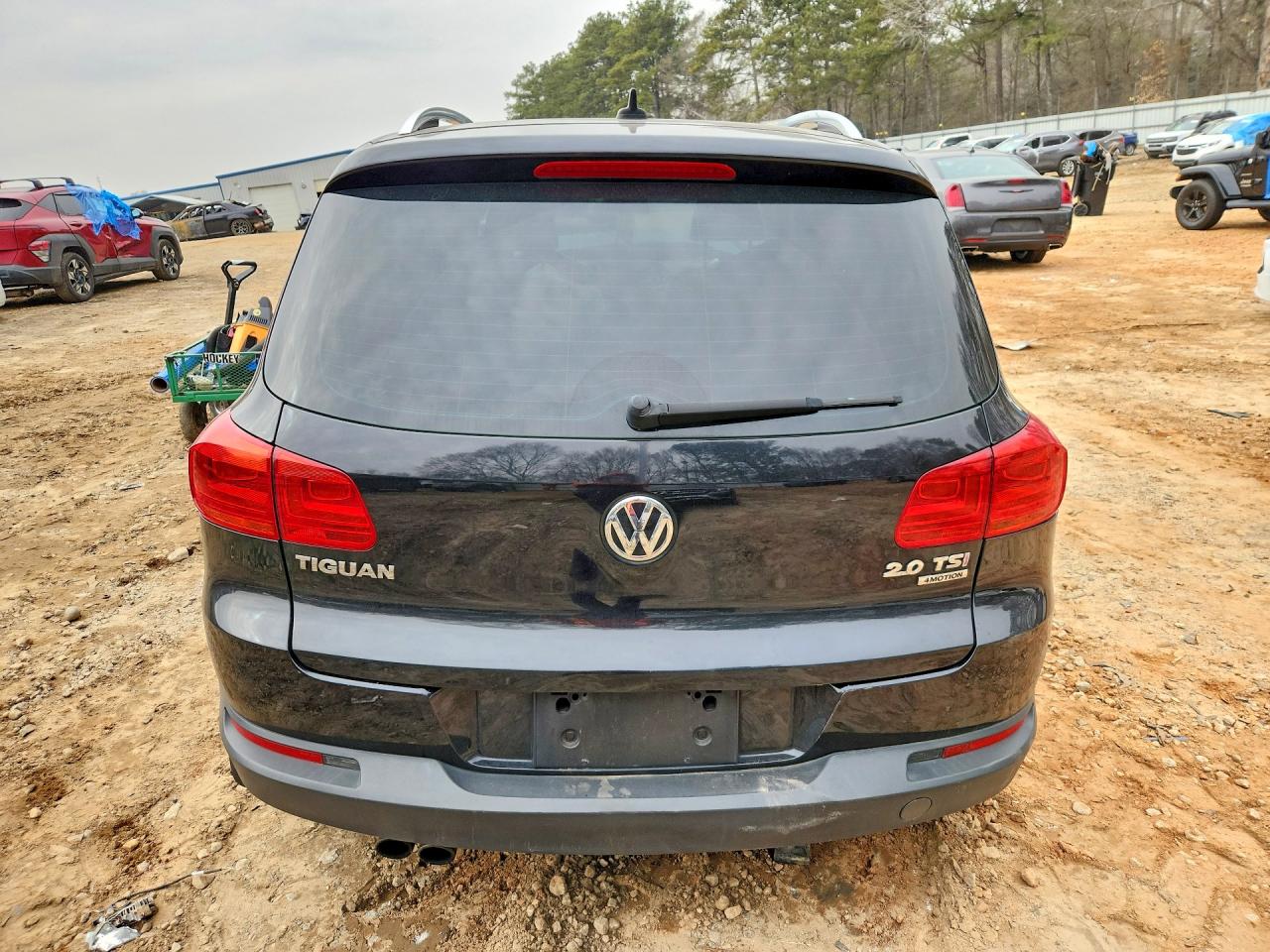 2013 Volkswagen Tiguan S Black vin: WVGBV7AX8DW546574
