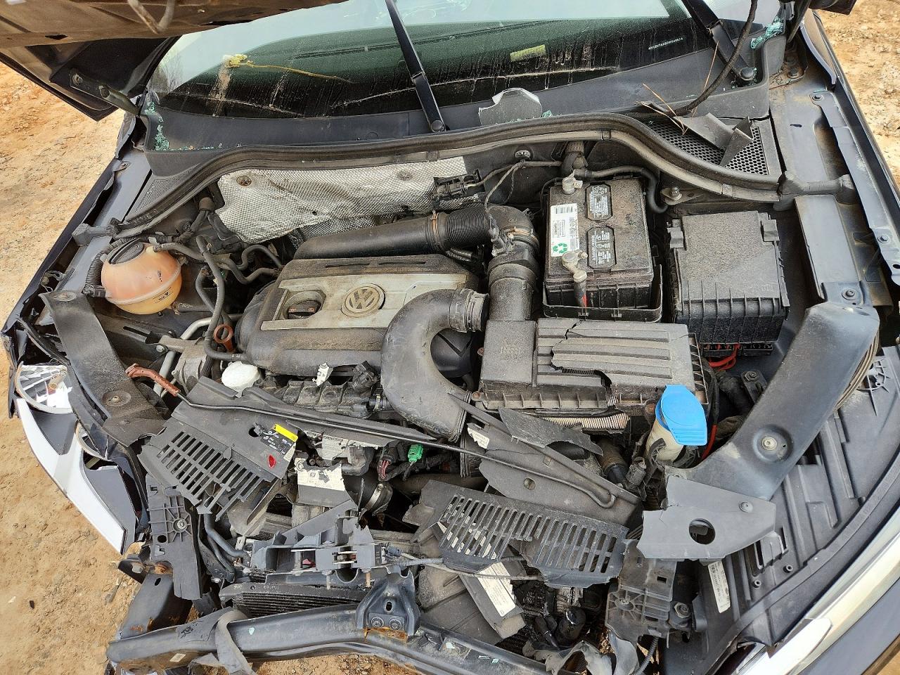2013 Volkswagen Tiguan S Black vin: WVGBV7AX8DW546574