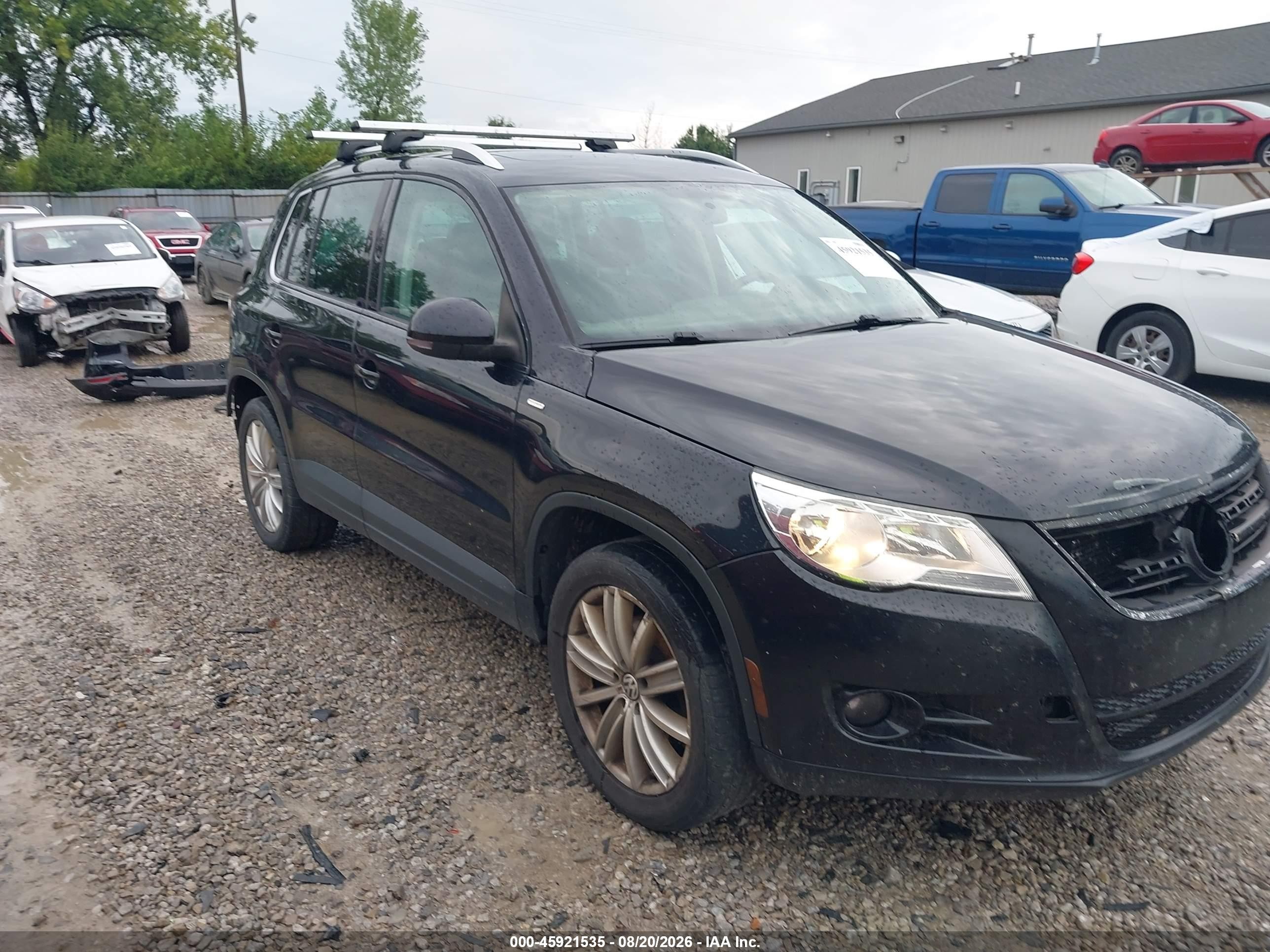 2010 Volkswagen Tiguan Wolfsburg Edition Black vin: WVGBV7AX9AW515362