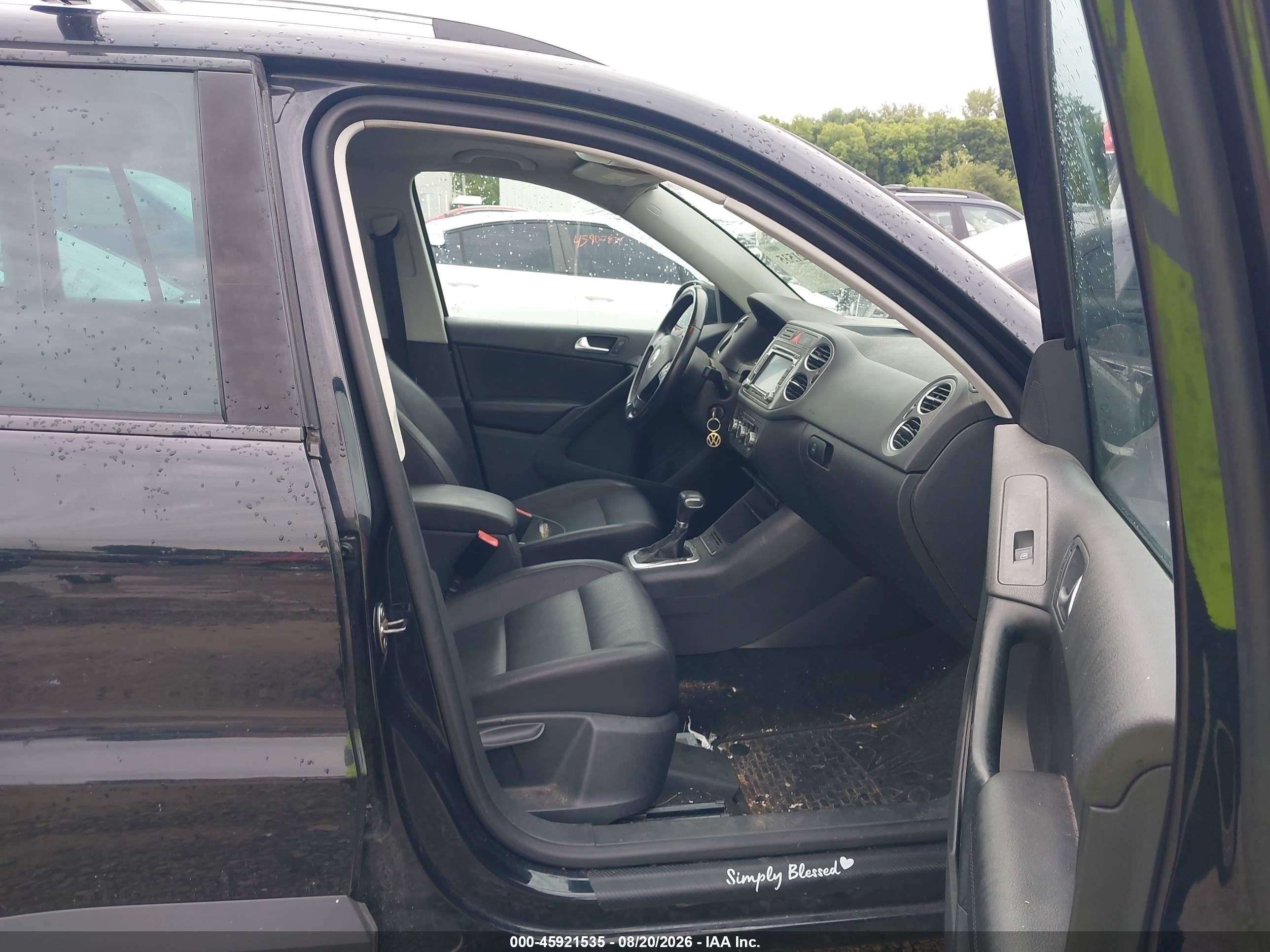 2010 Volkswagen Tiguan Wolfsburg Edition Black vin: WVGBV7AX9AW515362