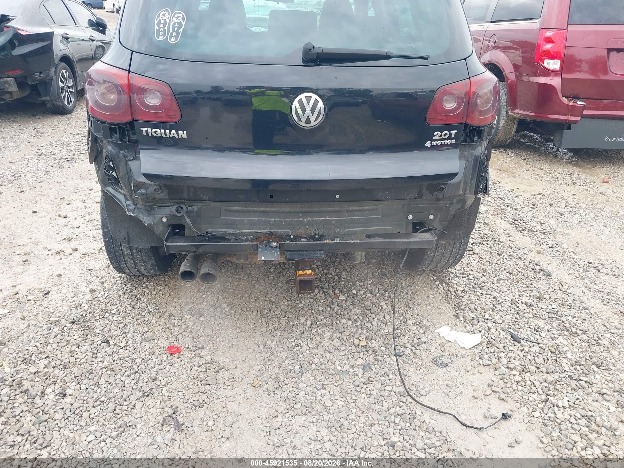 2010 Volkswagen Tiguan Wolfsburg Edition Black vin: WVGBV7AX9AW515362