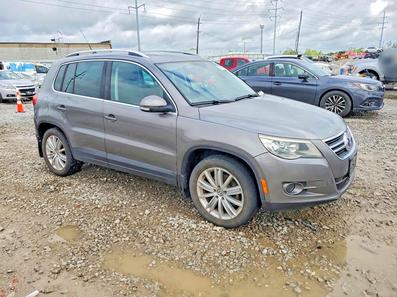 2010 Volkswagen Tiguan Se Gray vin: WVGBV7AX9AW532050