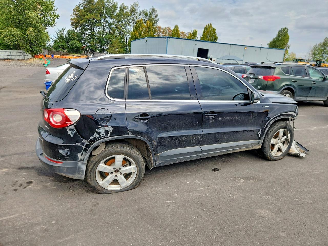 2010 Volkswagen Tiguan Se Black vin: WVGBV7AX9AW536891