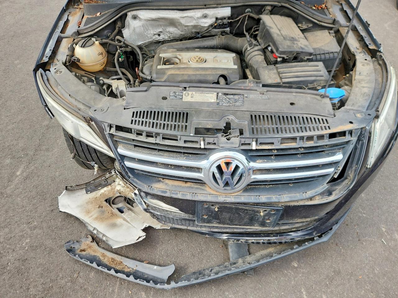 2010 Volkswagen Tiguan Se Black vin: WVGBV7AX9AW536891