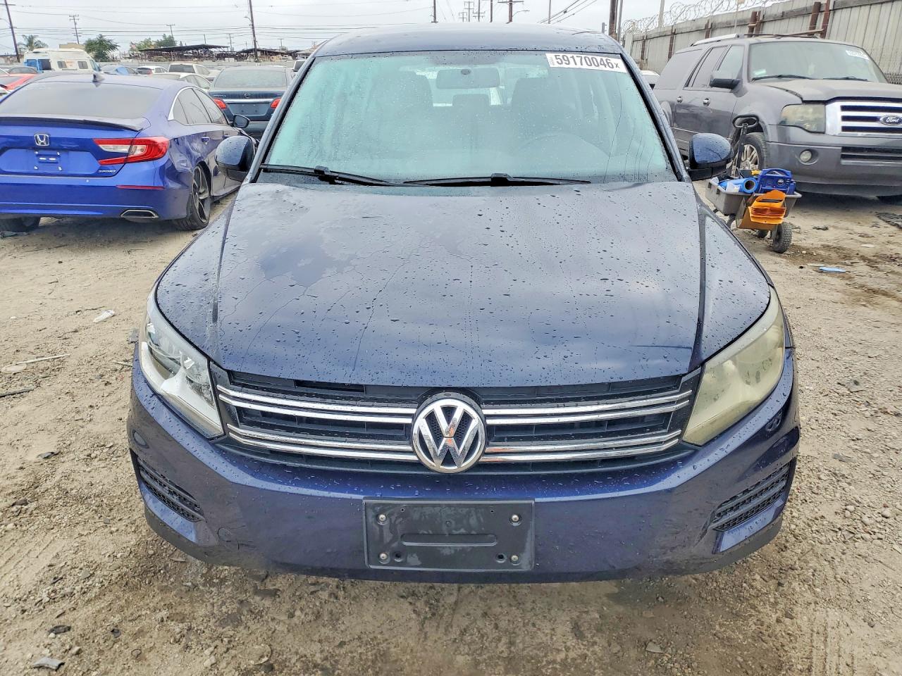 2012 Volkswagen Tiguan S Blue vin: WVGBV7AX9CW560708