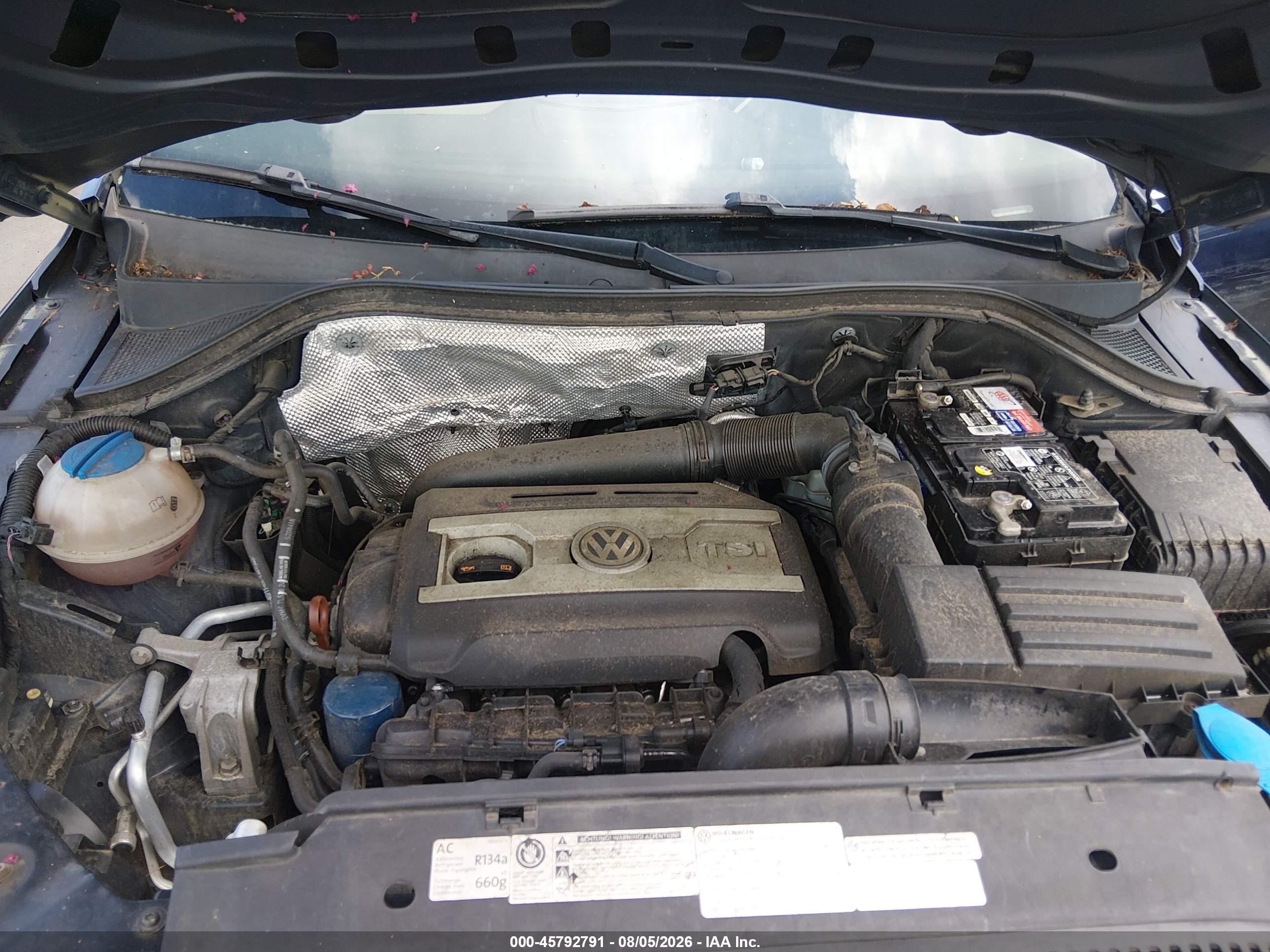 2012 Volkswagen Tiguan Se Dark Blue vin: WVGBV7AX9CW588427