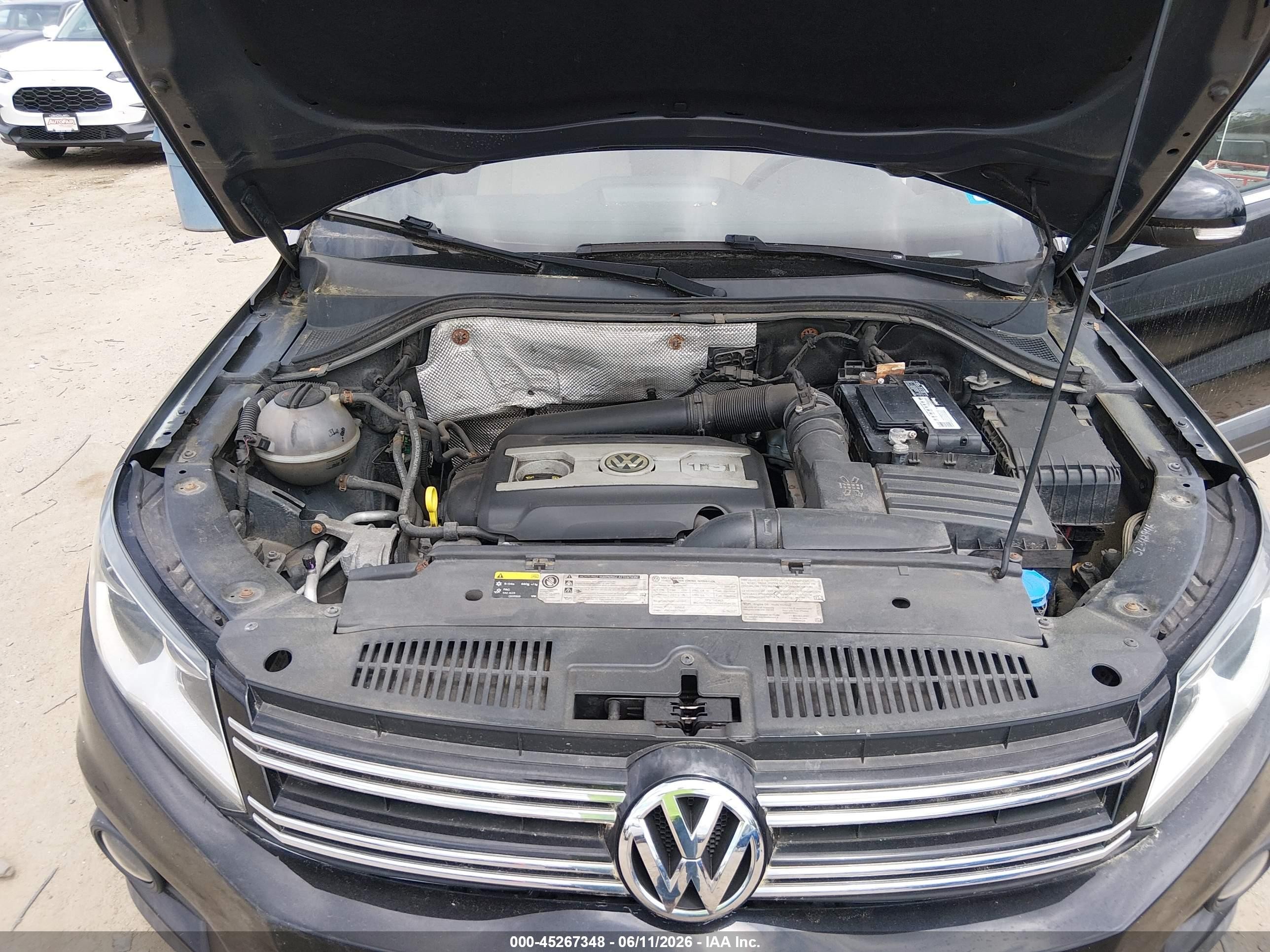 2015 Volkswagen Tiguan Sel Black vin: WVGBV7AX9FW572085