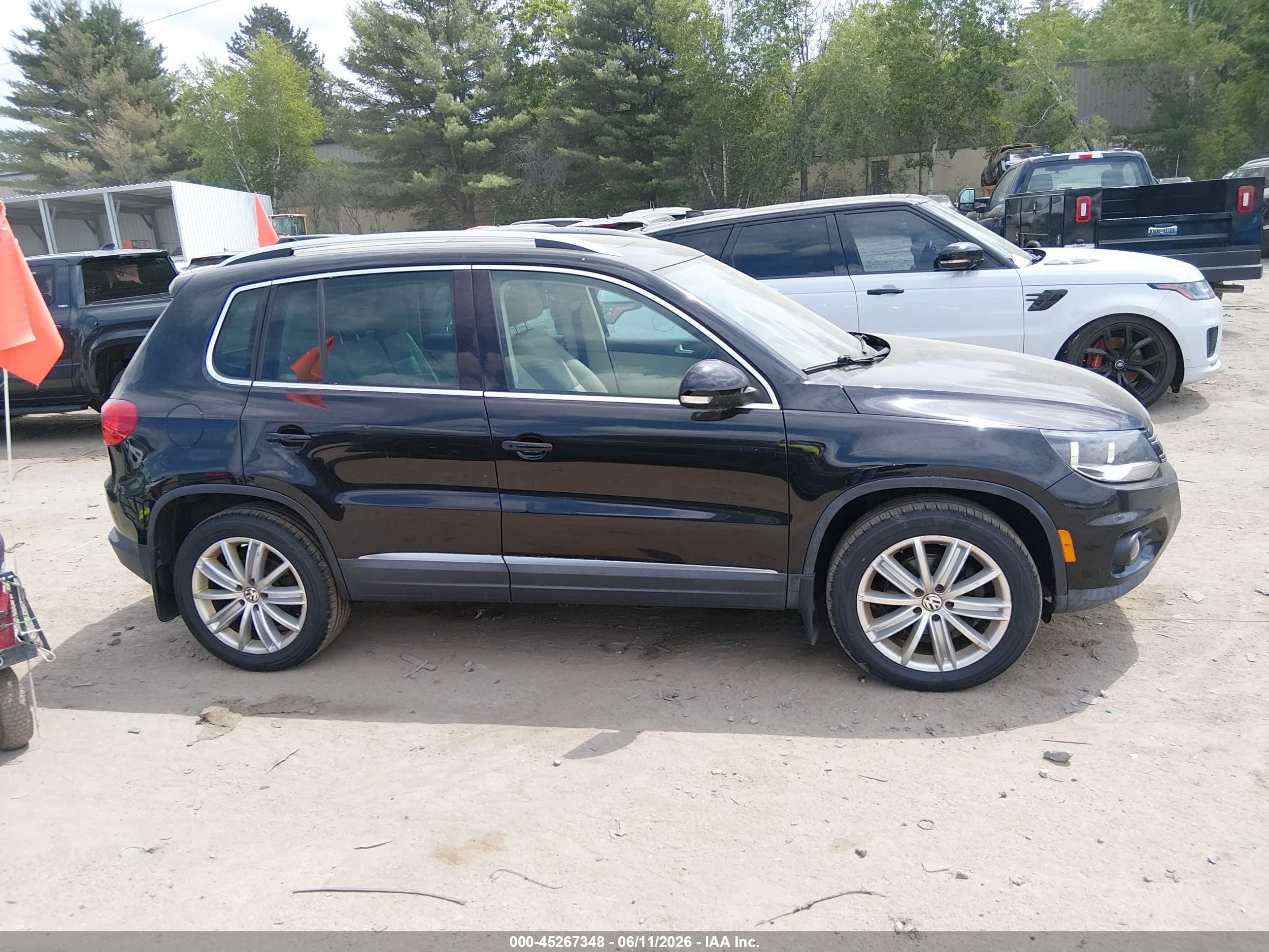 2015 Volkswagen Tiguan Sel Black vin: WVGBV7AX9FW572085