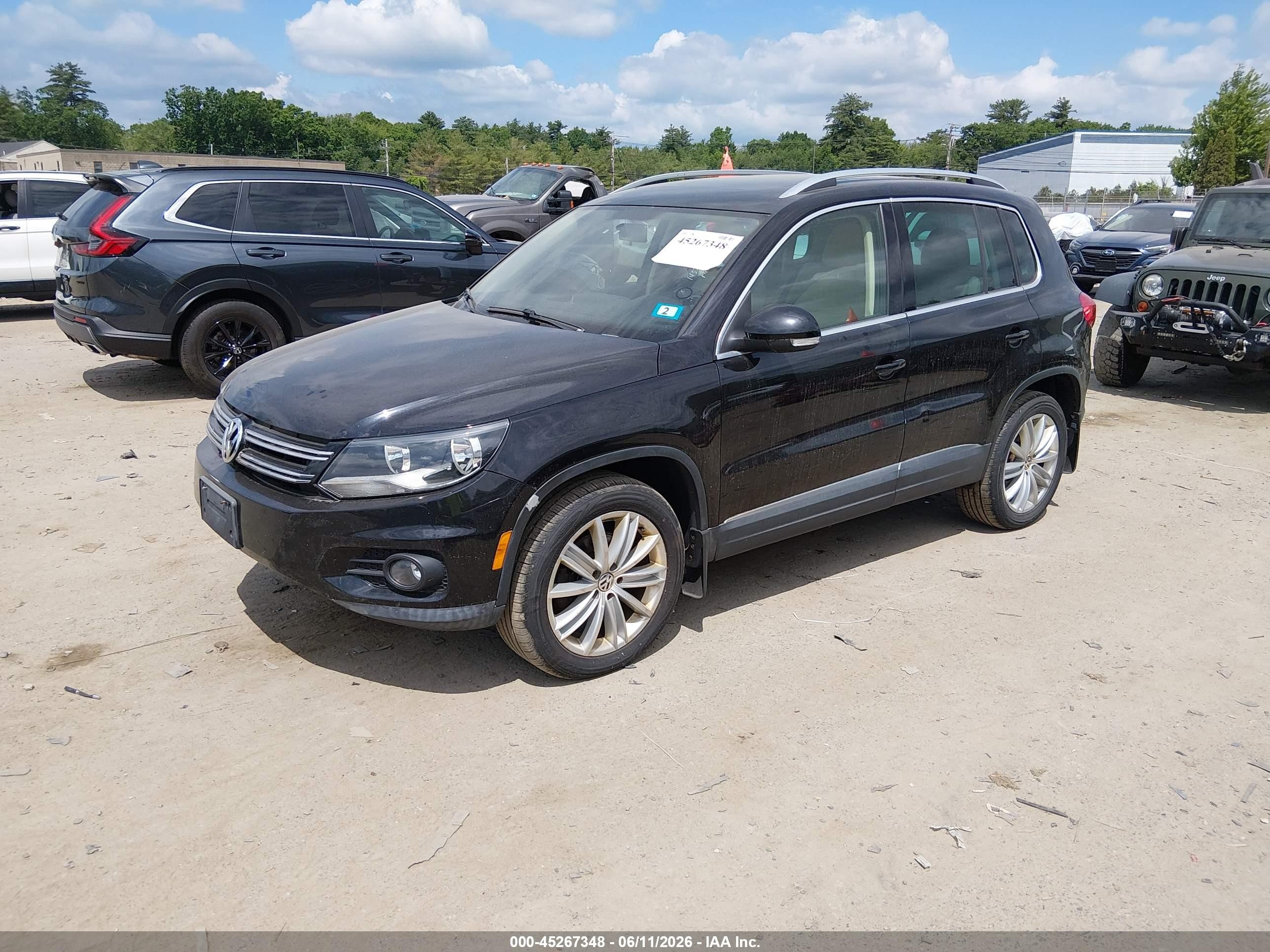 2015 Volkswagen Tiguan Sel Black vin: WVGBV7AX9FW572085