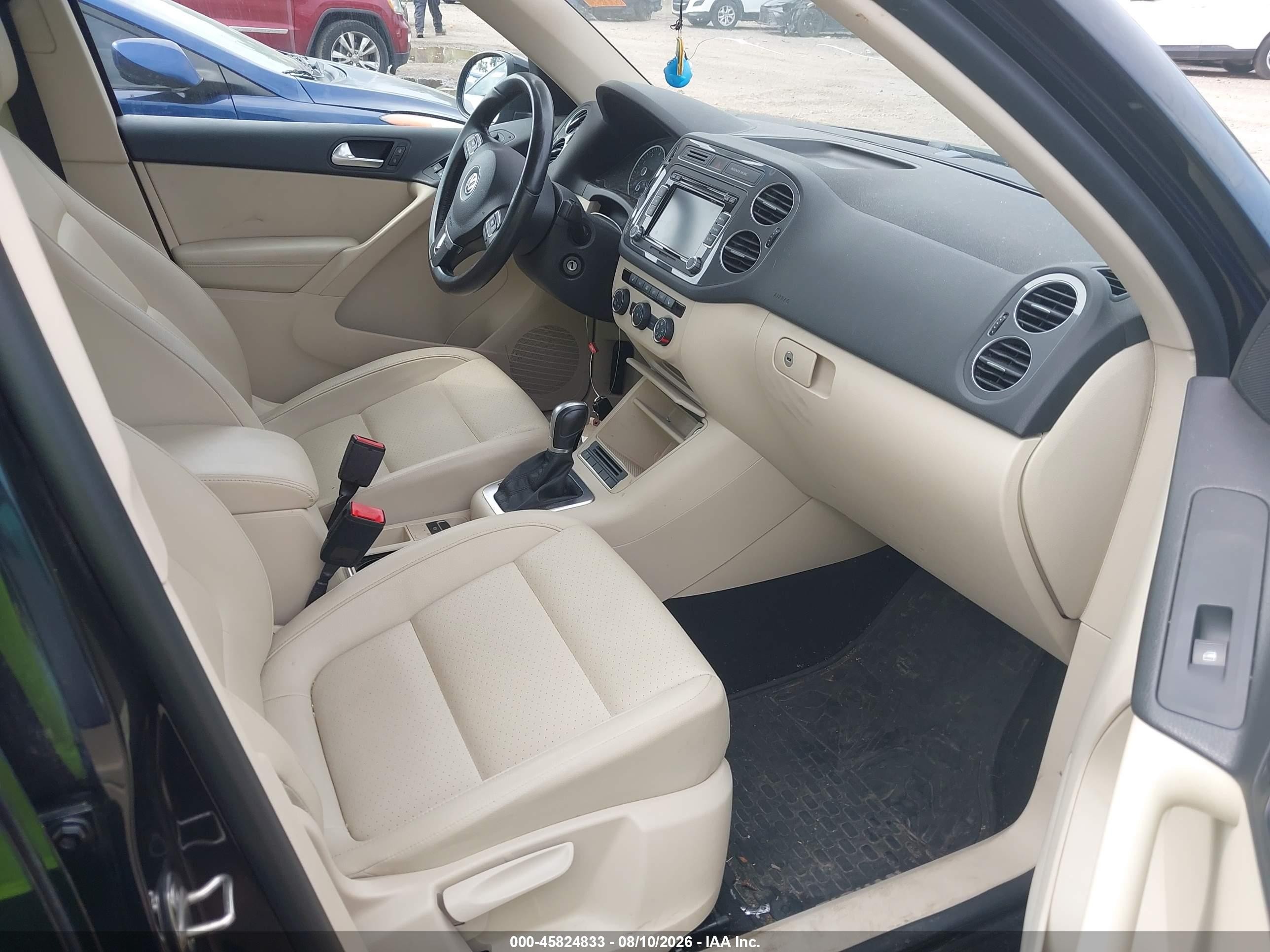 2015 Volkswagen Tiguan Se Black vin: WVGBV7AX9FW584589