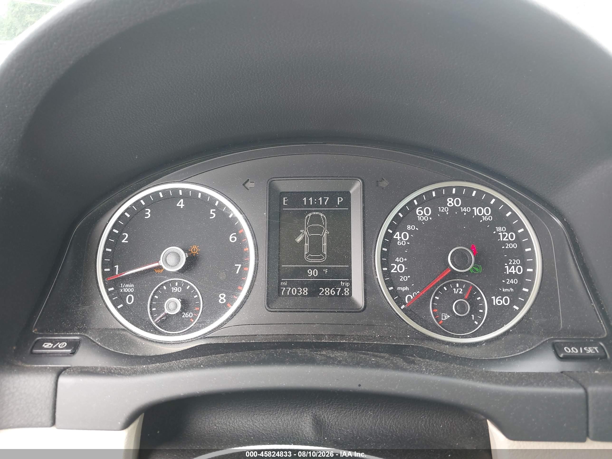 2015 Volkswagen Tiguan Se Black vin: WVGBV7AX9FW584589