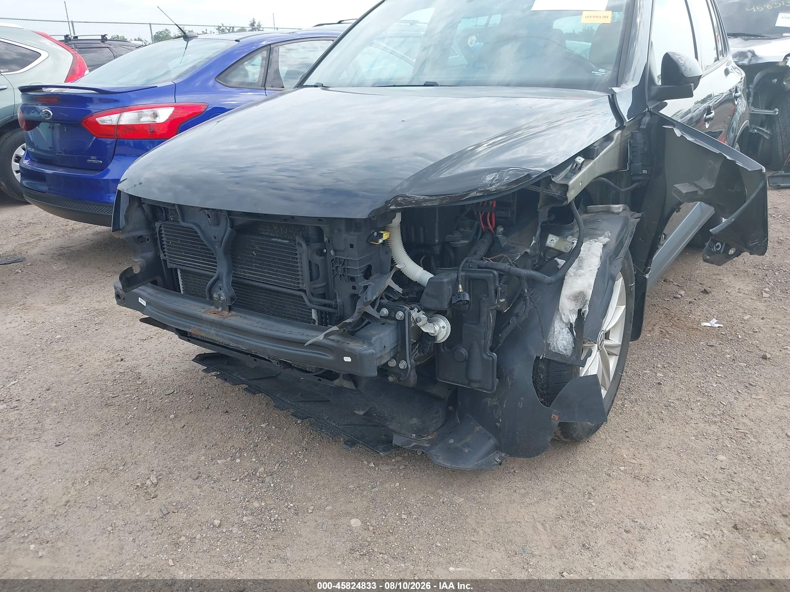 2015 Volkswagen Tiguan Se Black vin: WVGBV7AX9FW584589
