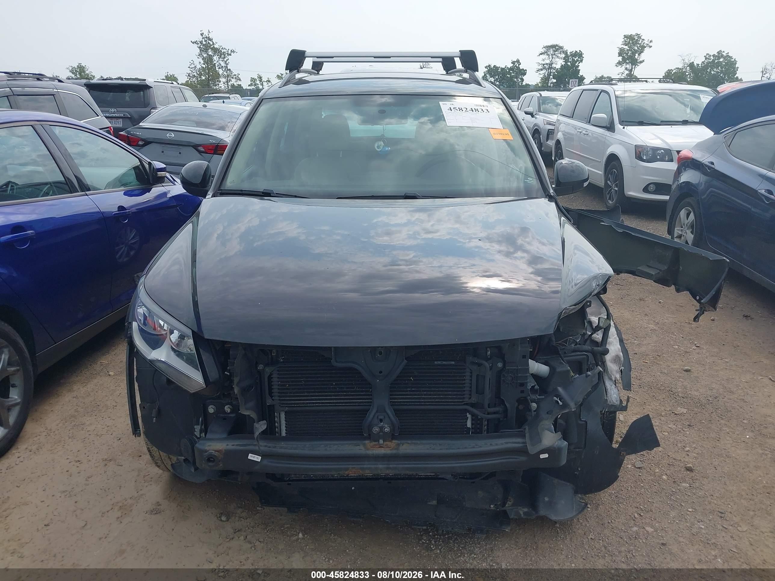 2015 Volkswagen Tiguan Se Black vin: WVGBV7AX9FW584589