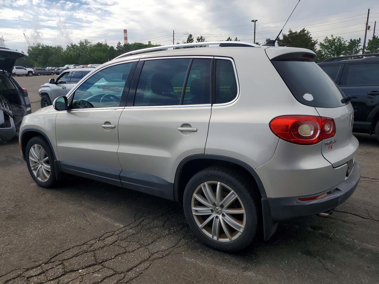 2010 Volkswagen Tiguan Se Silver vin: WVGBV7AXXAW525902