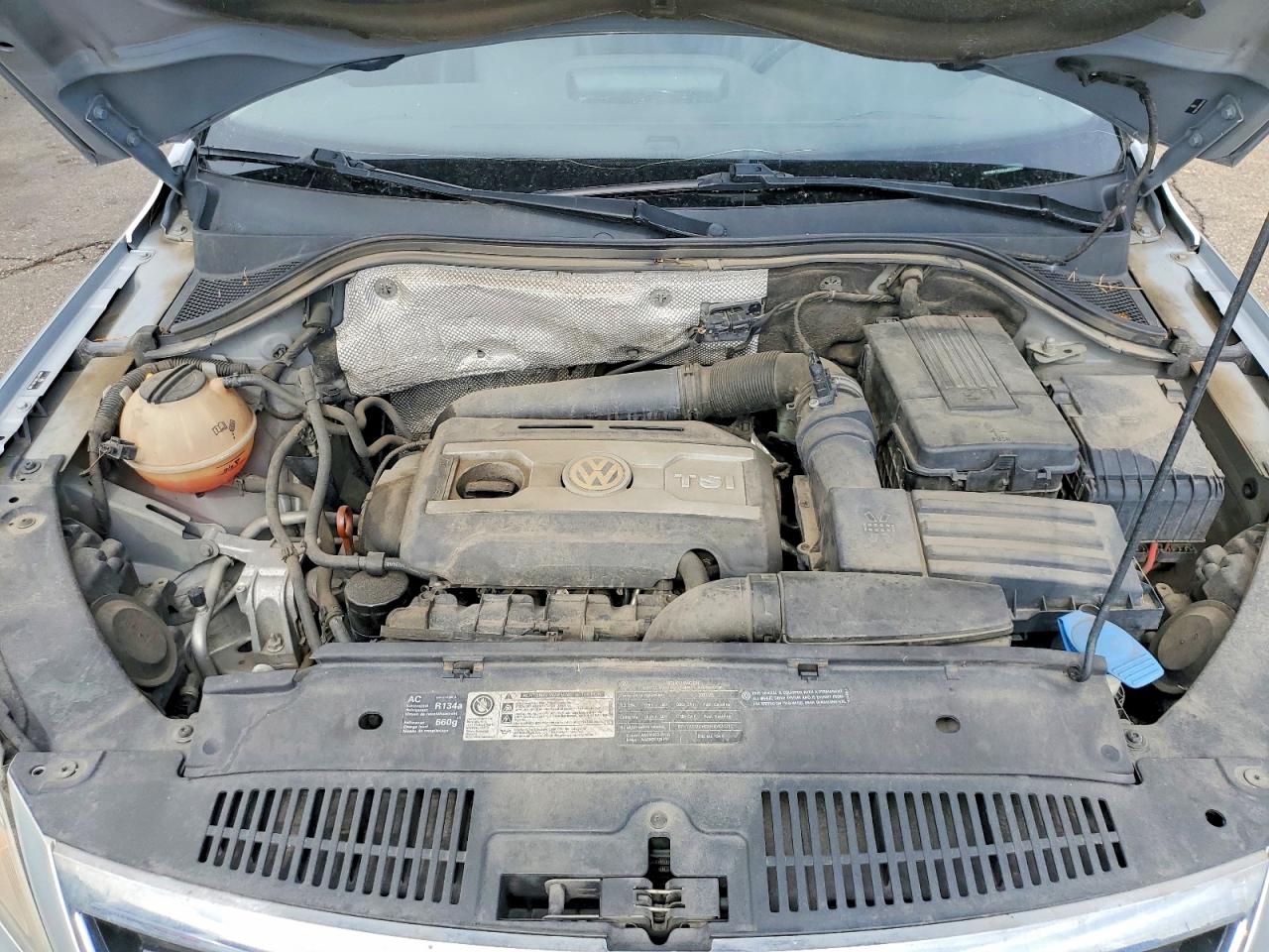 2010 Volkswagen Tiguan Se Silver vin: WVGBV7AXXAW525902