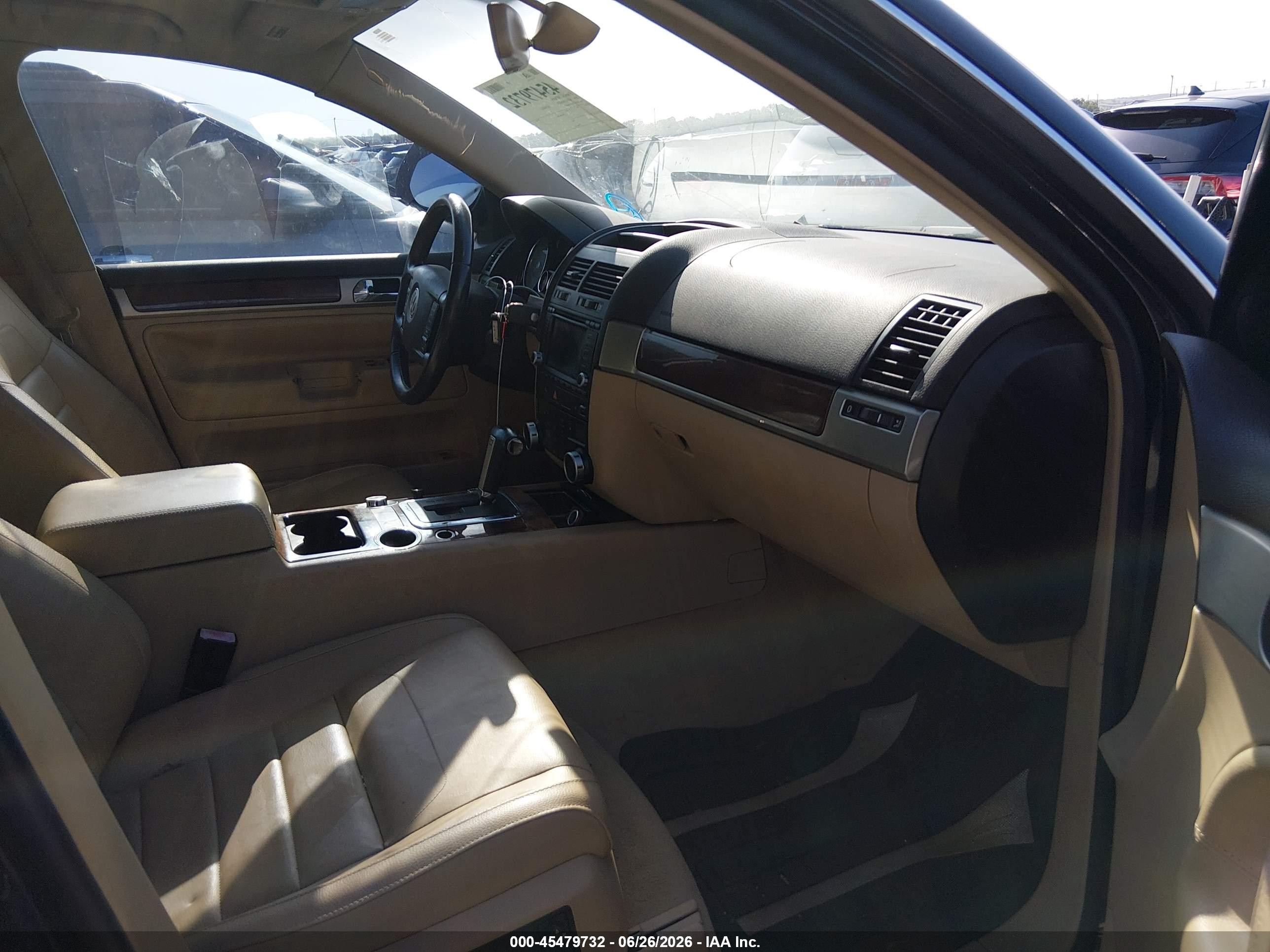 2008 Volkswagen Touareg 2 V8 Fsi Black vin: WVGCB77L18D060577