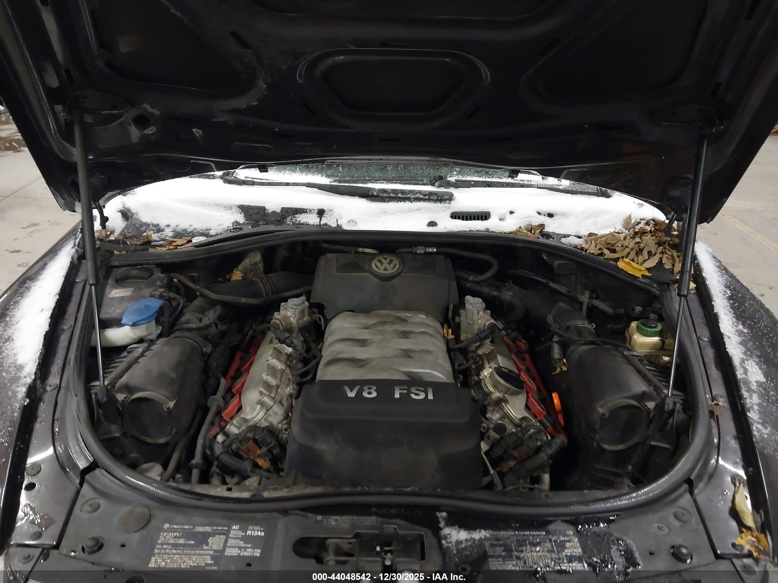 2008 Volkswagen Touareg 2 V8 Fsi Gray vin: WVGCB77L88D036924