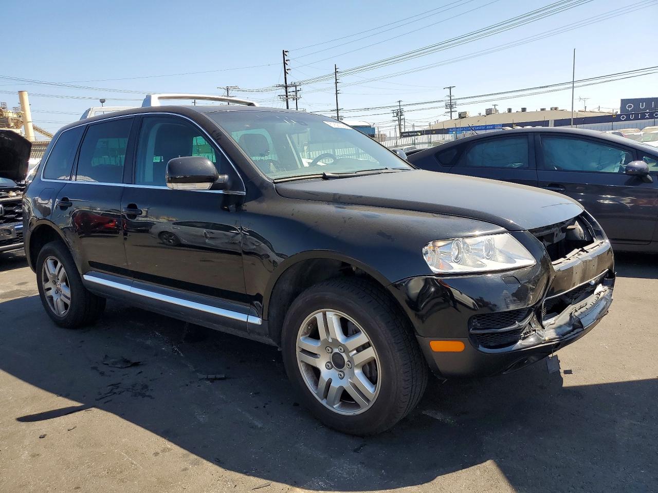2004 Volkswagen Touareg 4.2 Black vin: WVGCM67L94D014395