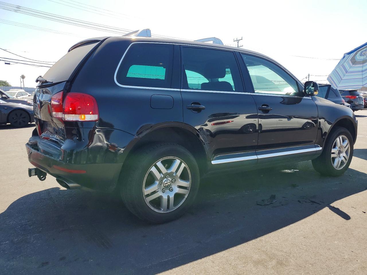 2004 Volkswagen Touareg 4.2 Black vin: WVGCM67L94D014395