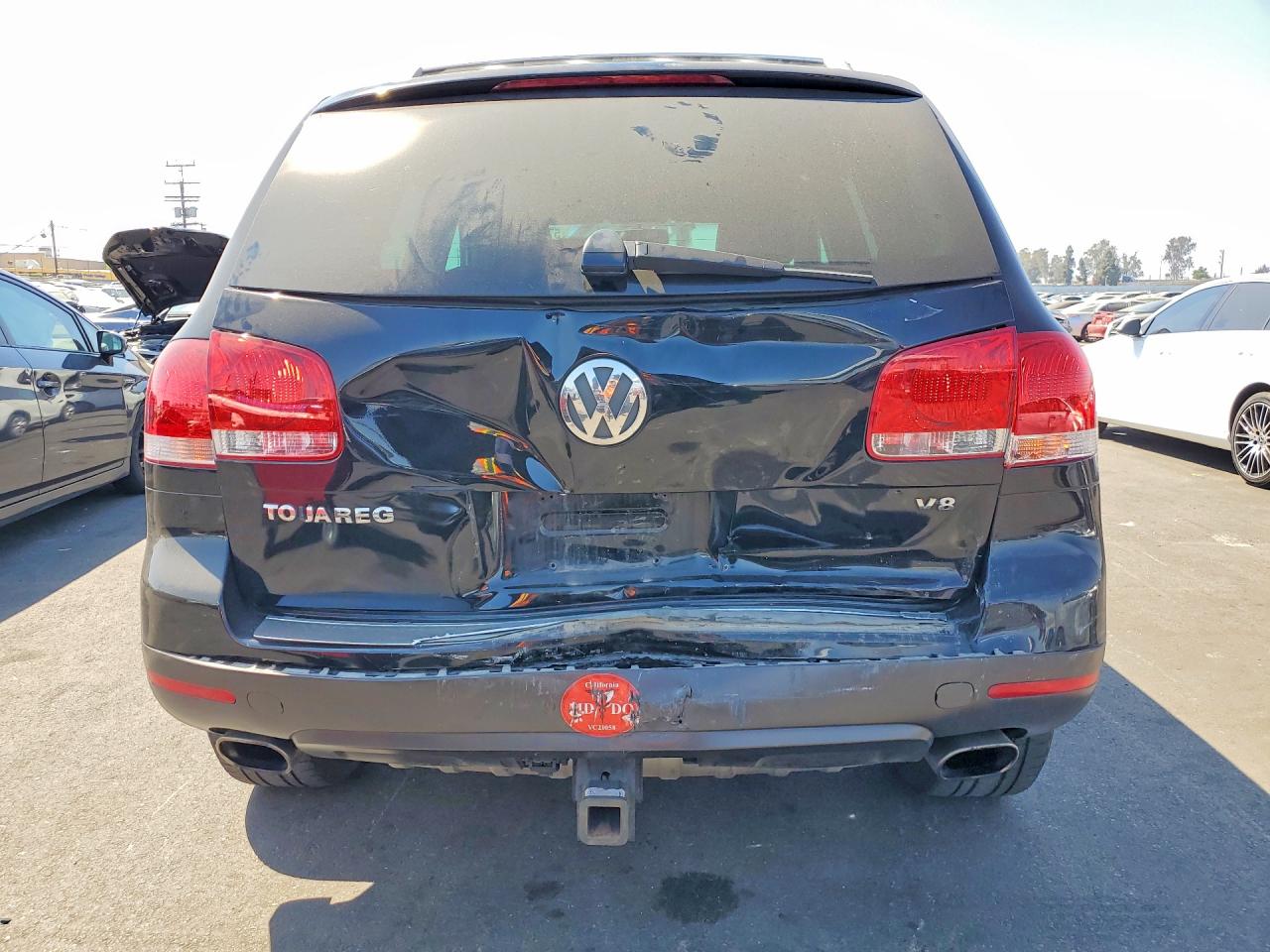 2004 Volkswagen Touareg 4.2 Black vin: WVGCM67L94D014395