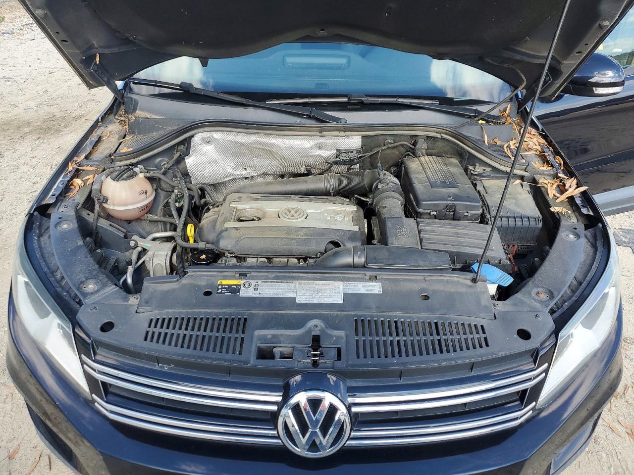 2014 Volkswagen Tiguan S Black vin: WVGCV3AX4EW594491
