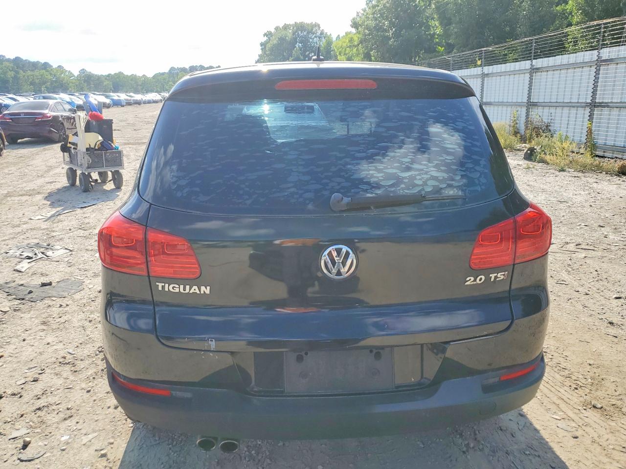 2014 Volkswagen Tiguan S Black vin: WVGCV3AX4EW594491