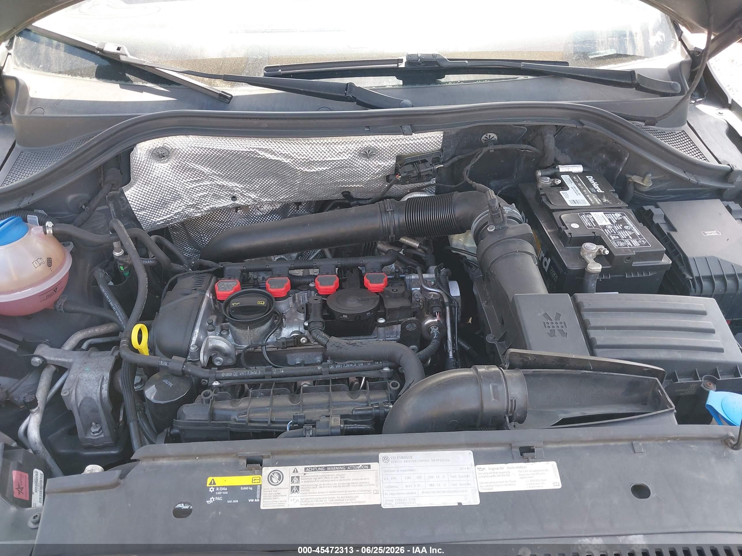 2014 Volkswagen Tiguan S Gray vin: WVGCV3AX4EW624105