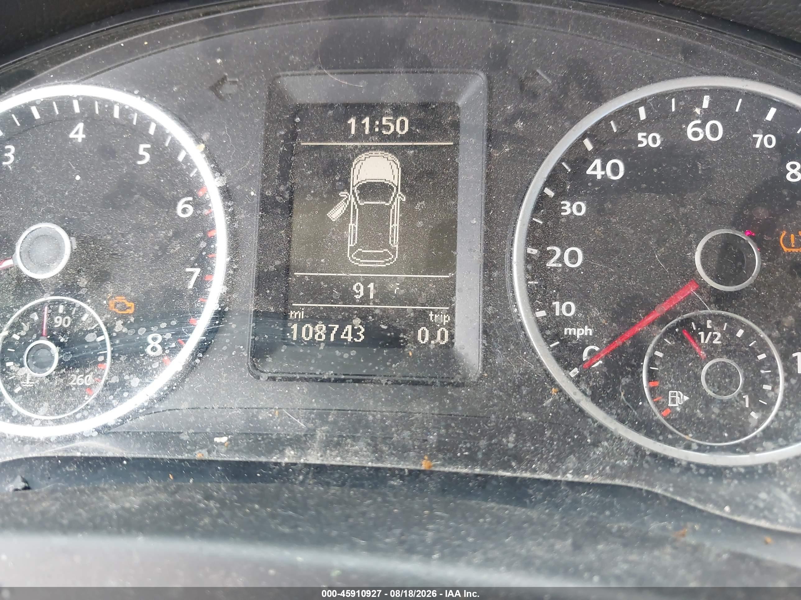 2013 Volkswagen Tiguan S White vin: WVGCV3AX5DW593431