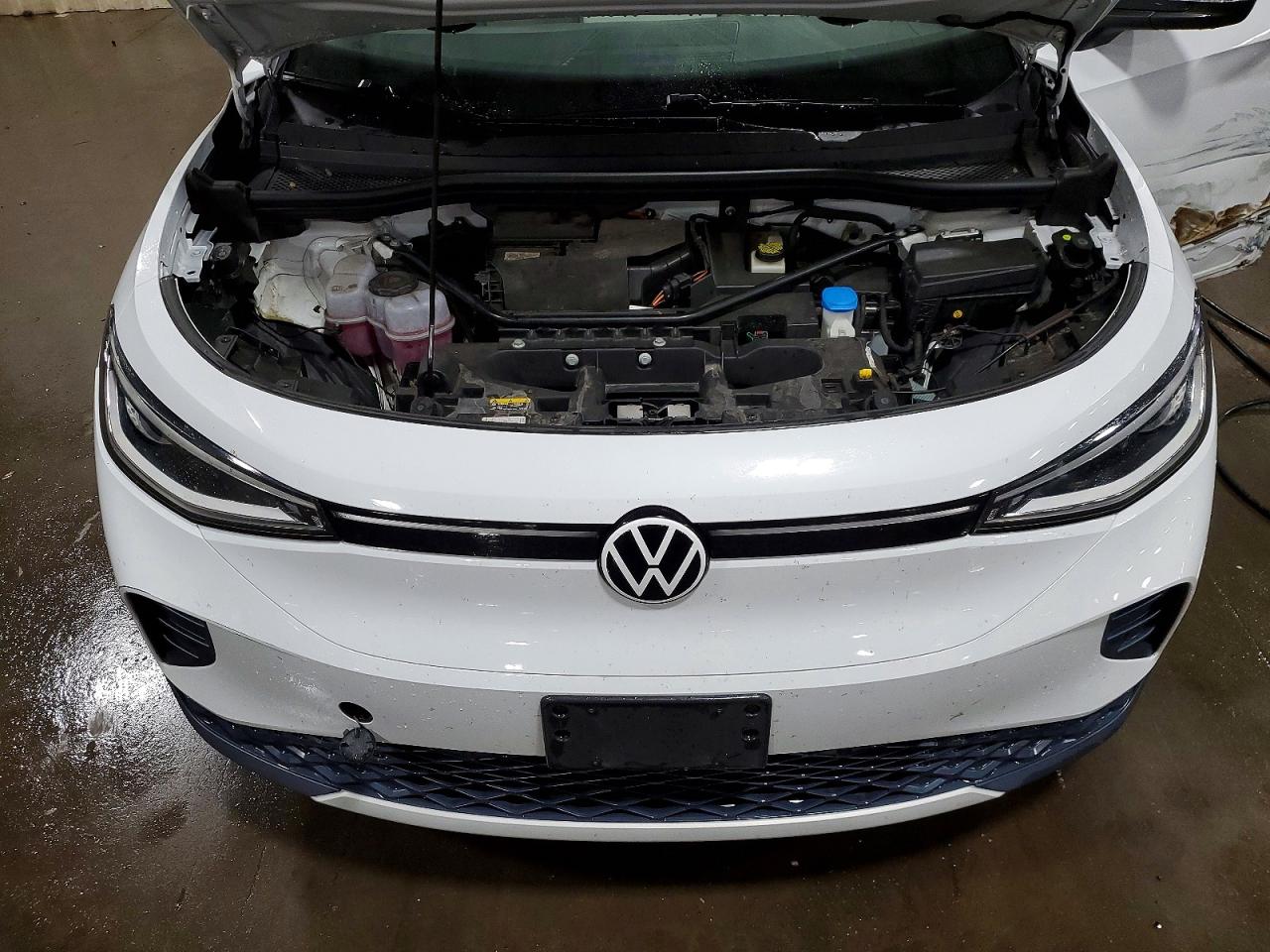 2021 Volkswagen Id.4 First Edition White vin: WVGDMPE22MP009025