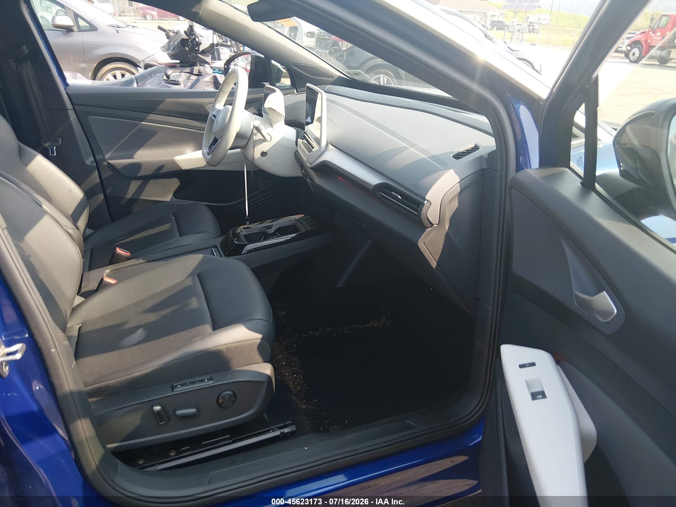 2021 Volkswagen Id.4 1st Edition Blue vin: WVGDMPE23MP012886