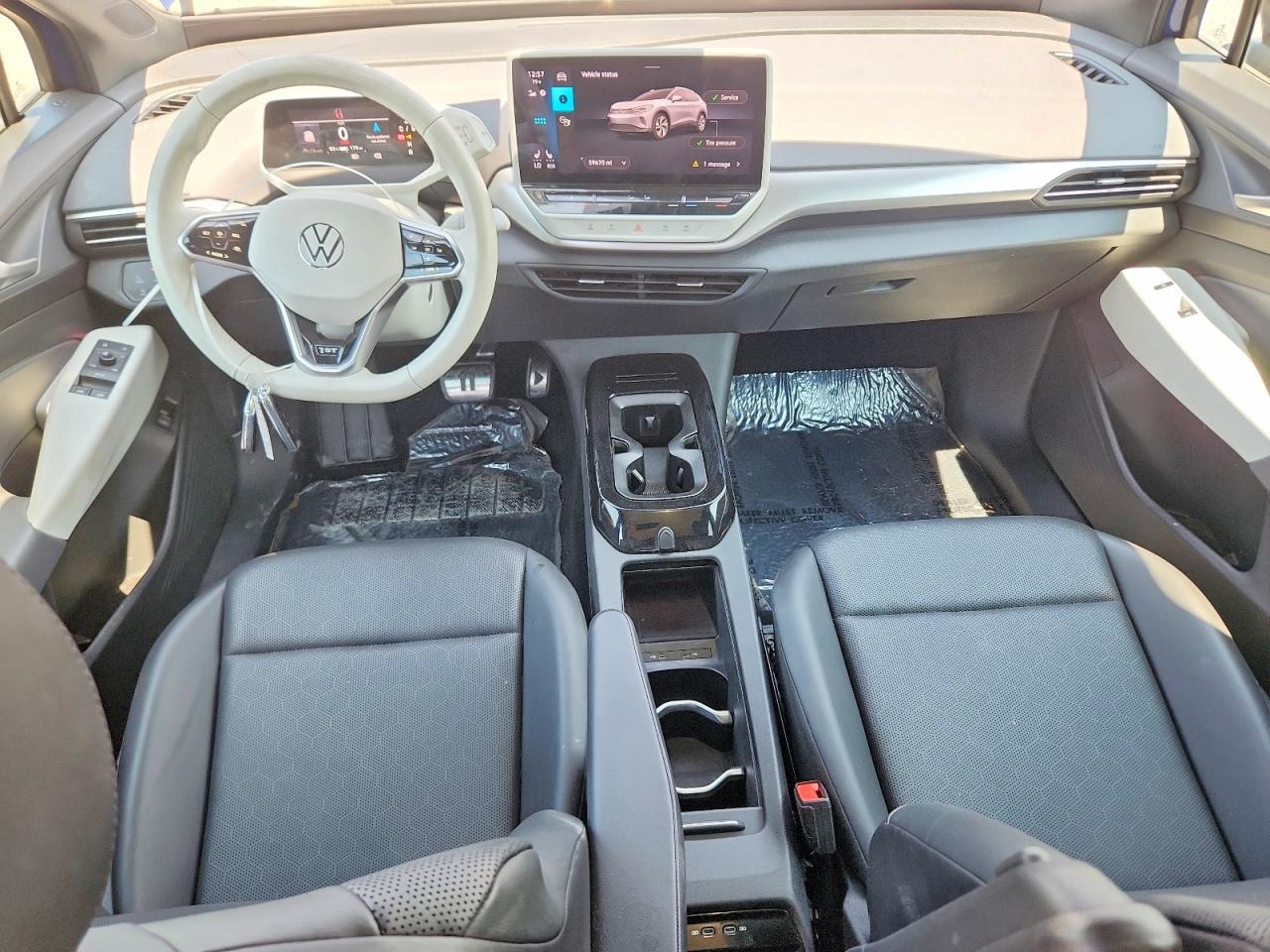 2021 Volkswagen Id.4 First Edition Blue vin: WVGDMPE26MP013076
