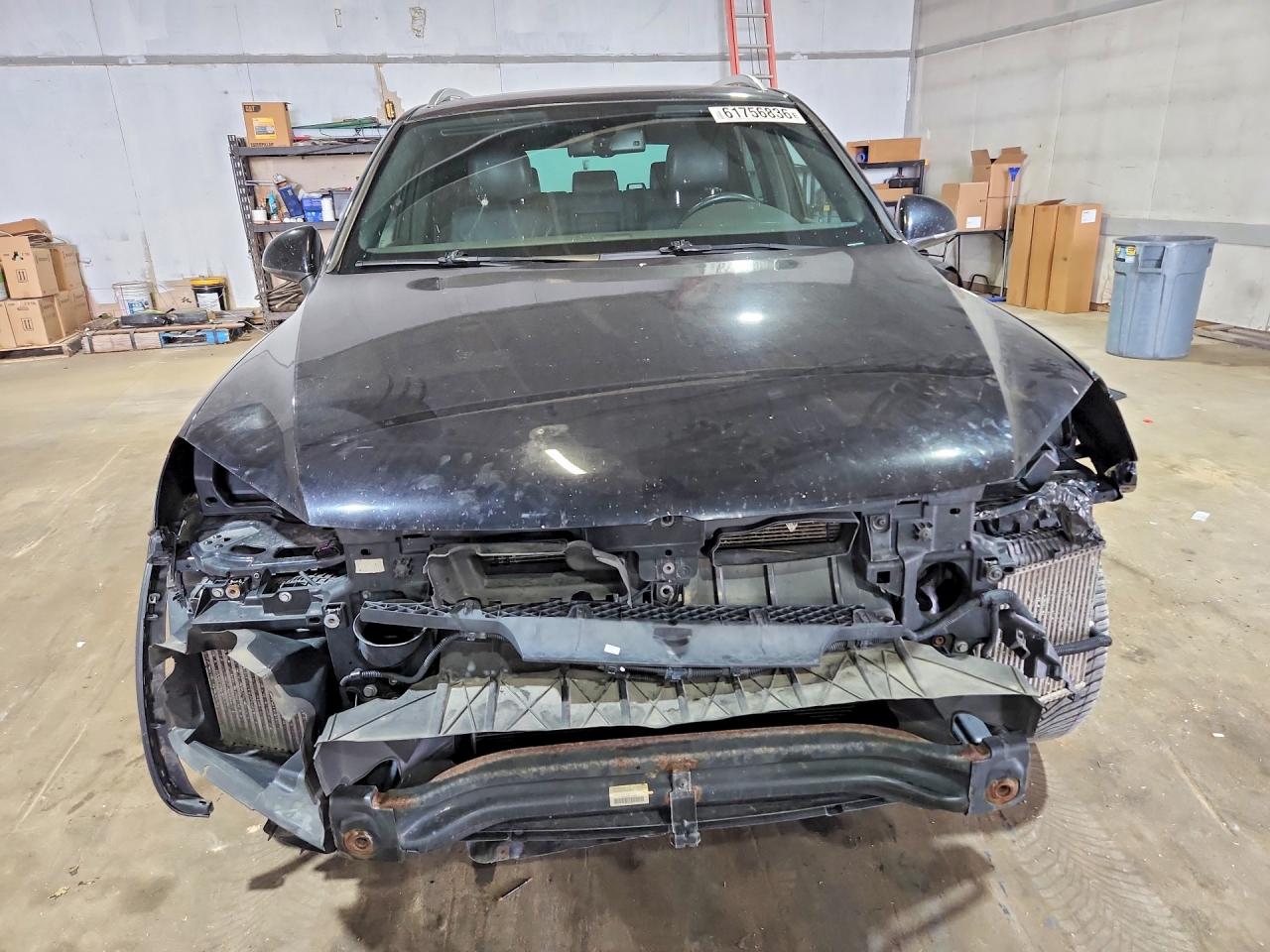 2014 Volkswagen Touareg Tdi Black vin: WVGDP9BP2ED005031