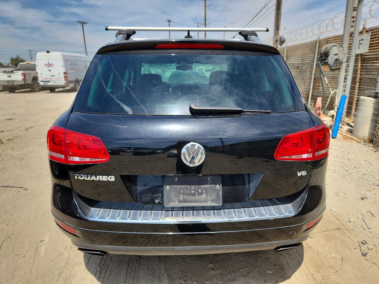 2013 Volkswagen Touareg V6 Black vin: WVGEF9BP0DD004871