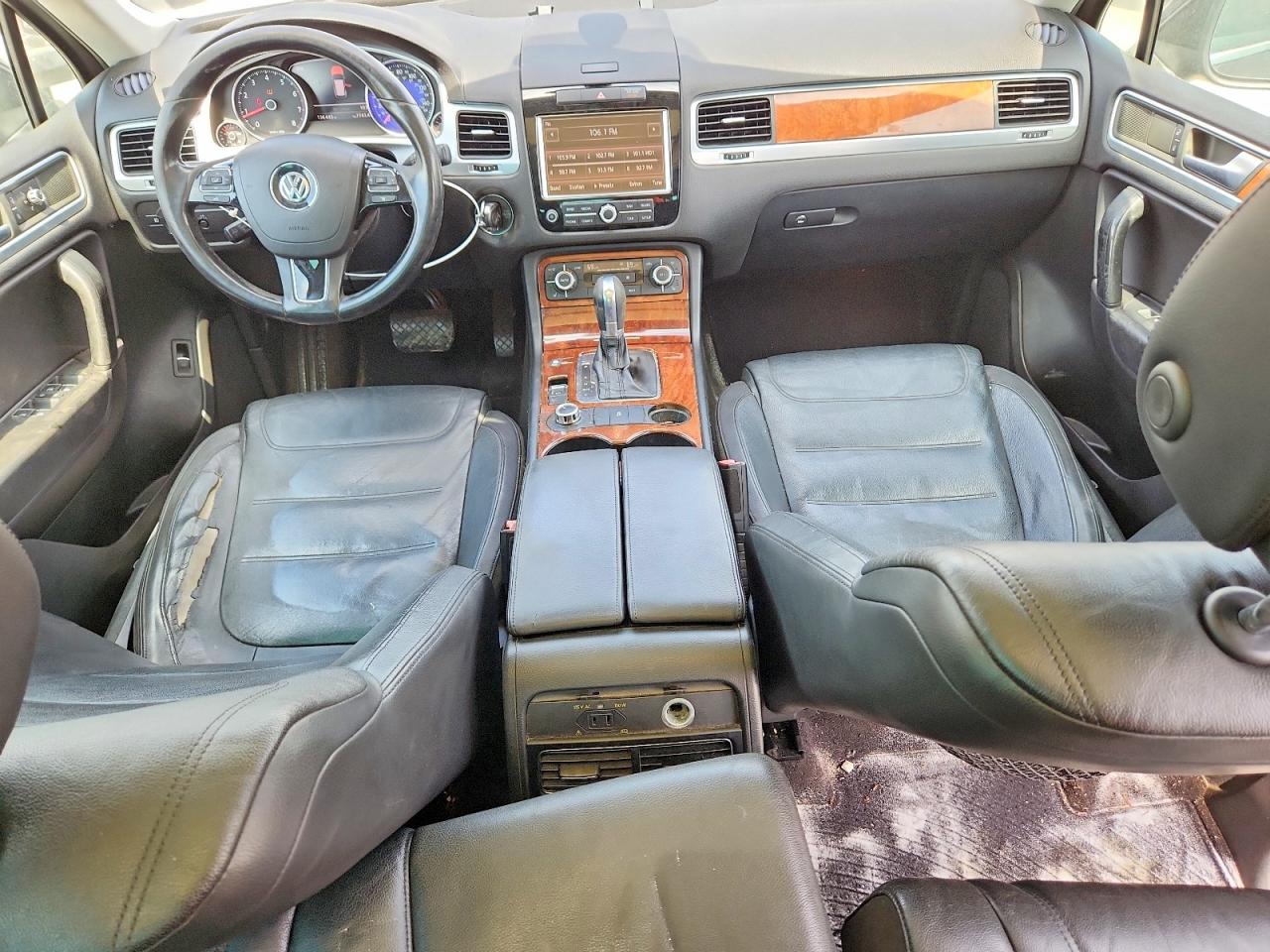 2013 Volkswagen Touareg V6 Black vin: WVGEF9BP0DD004871