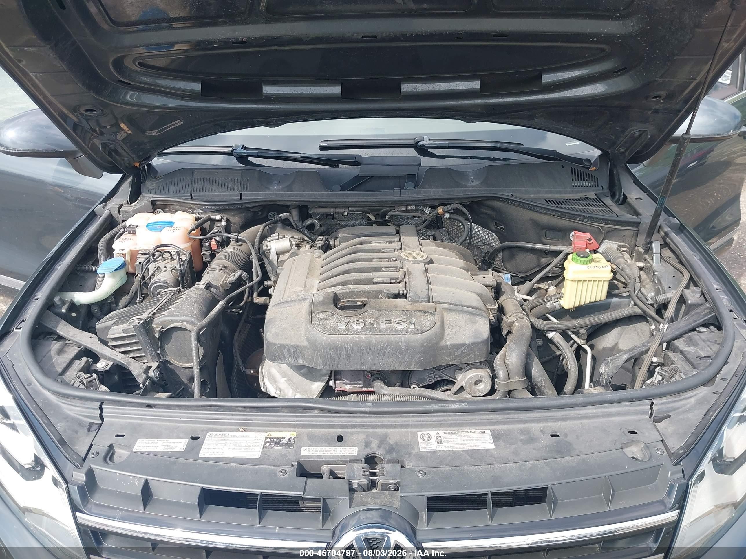 2014 Volkswagen Touareg 3.6l Sport Серый vin: WVGEF9BP0ED001762