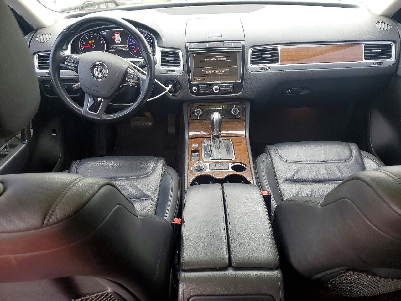 2015 Volkswagen Touareg V6 Black vin: WVGEF9BP1FD002940