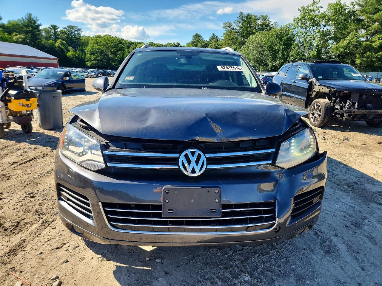 2013 Volkswagen Touareg V6 Black vin: WVGEF9BP2DD013295