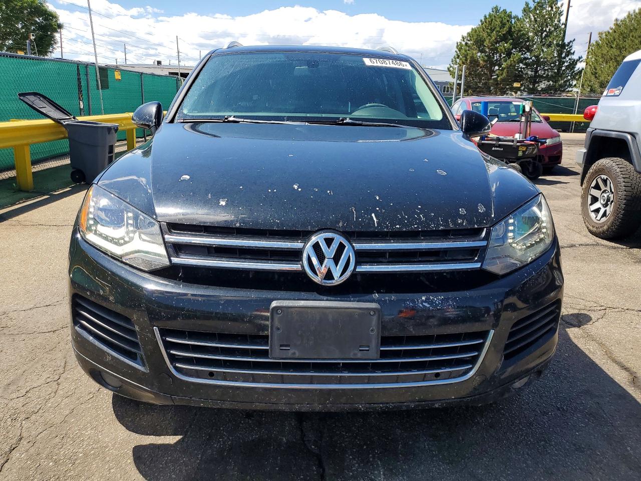 2013 Volkswagen Touareg V6 Black vin: WVGEF9BP2DD013345