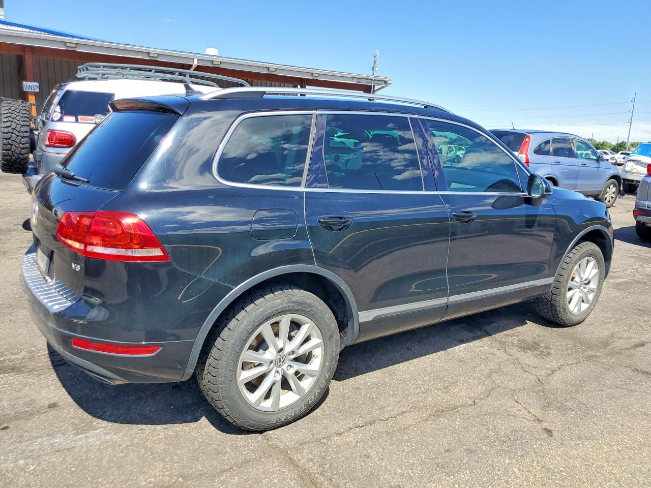 2013 Volkswagen Touareg V6 Black vin: WVGEF9BP2DD013345